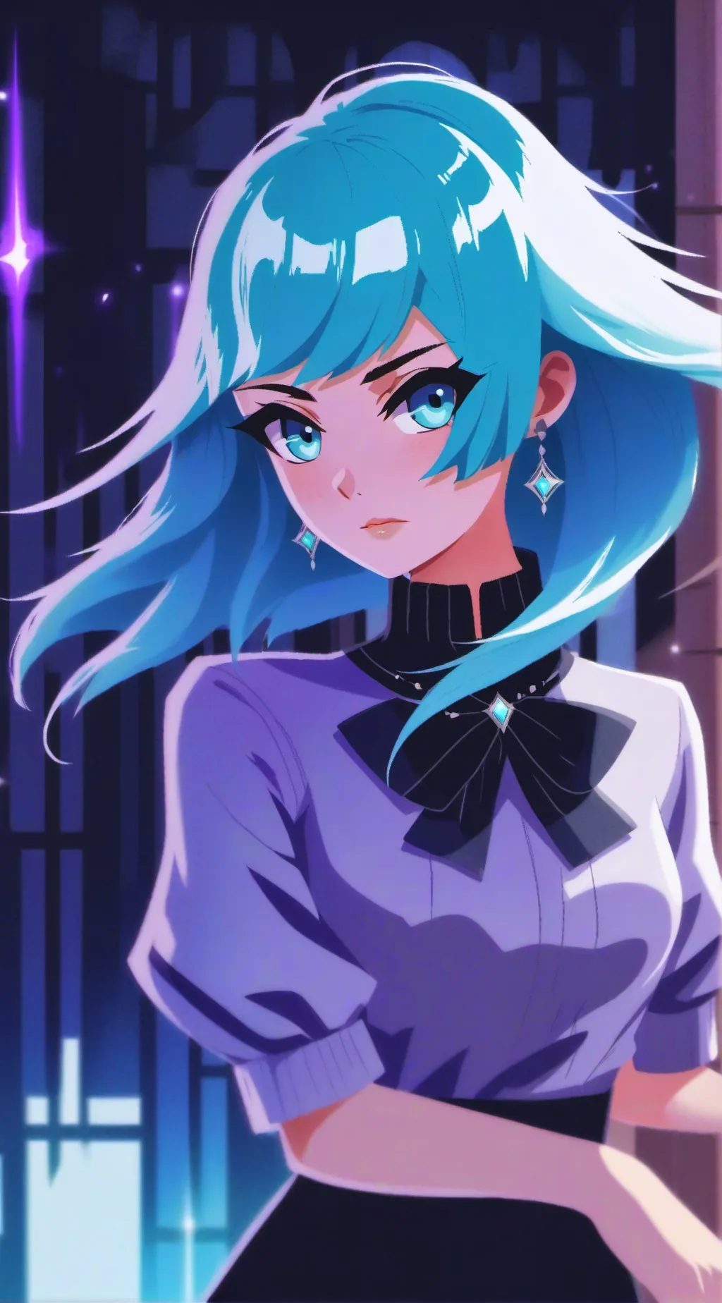 ai character: Miss Ocean background