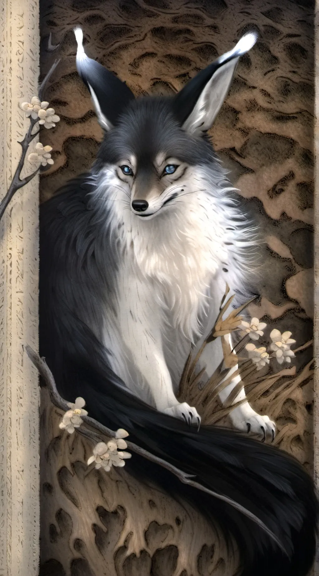 ai character: Fox background