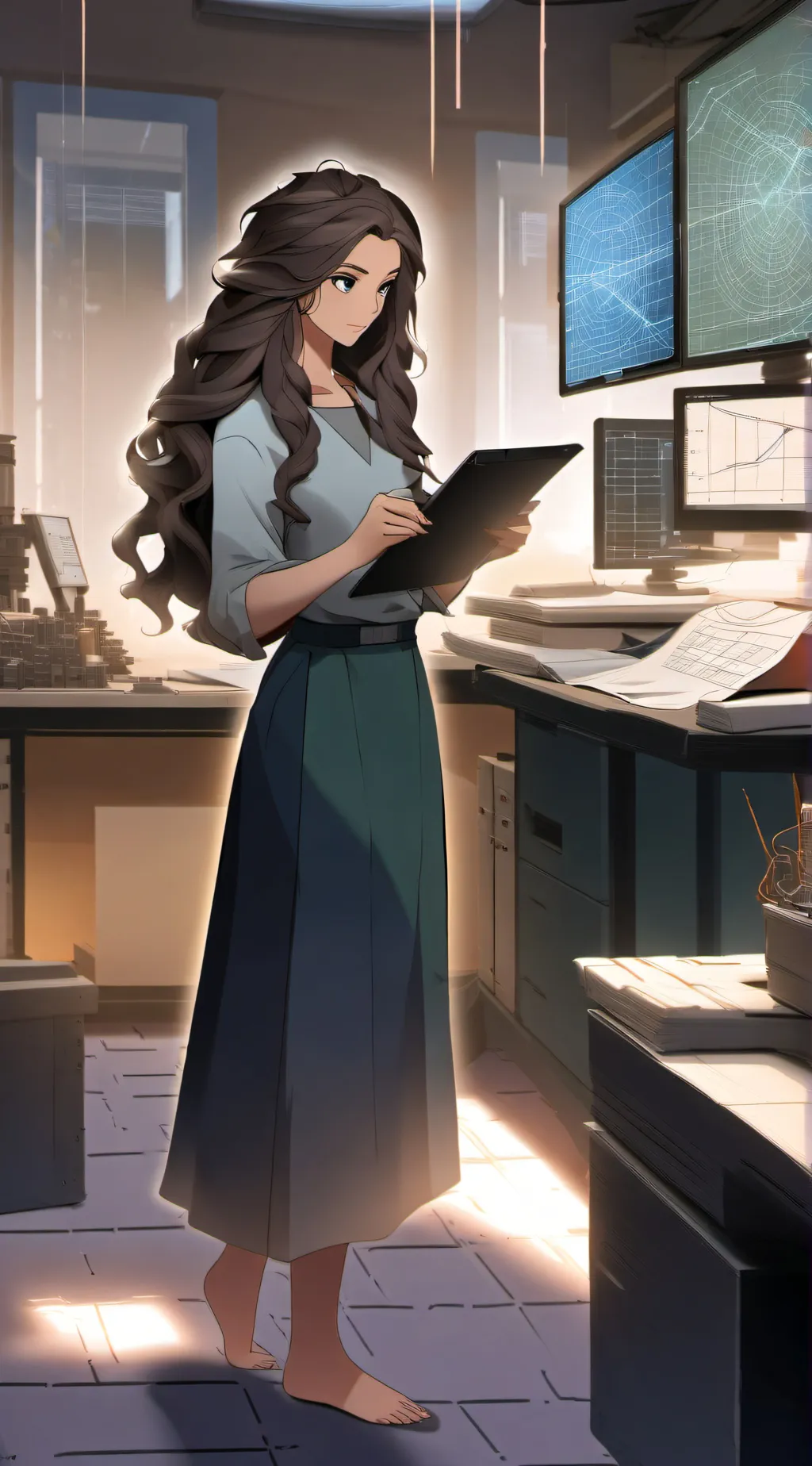 ai character: Kim Sparkle,pt.2 background