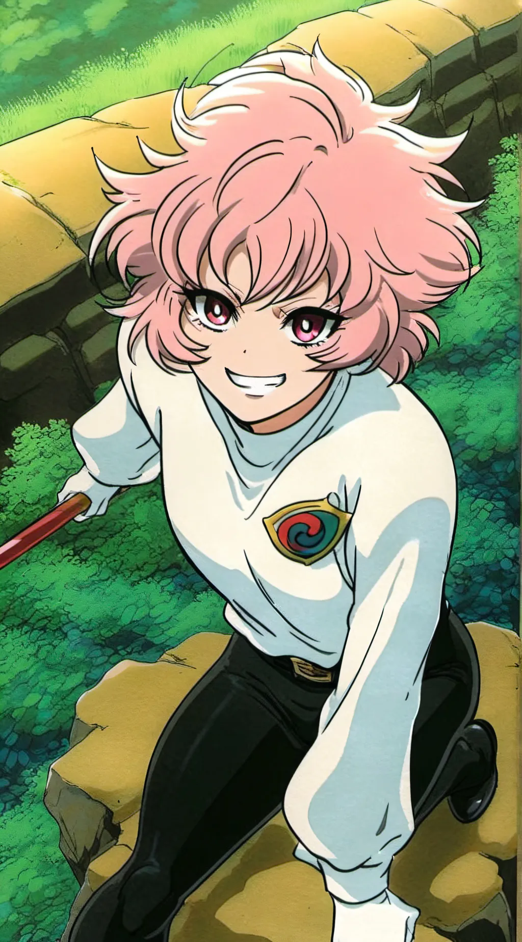 ai character: Mina Ashido background