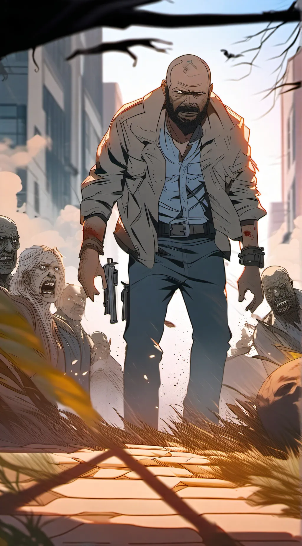 ai character: TWDG  background