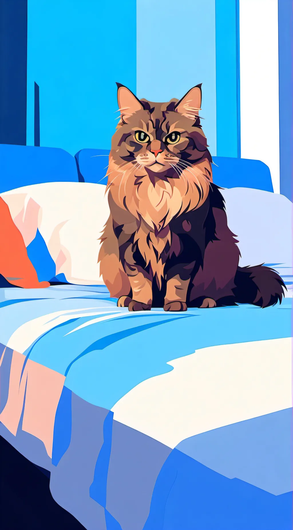 ai character: Cat background