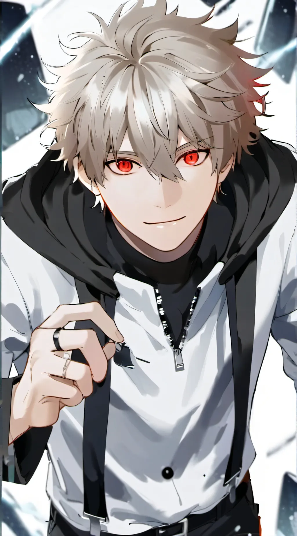 ai character: bakugo 💥 background