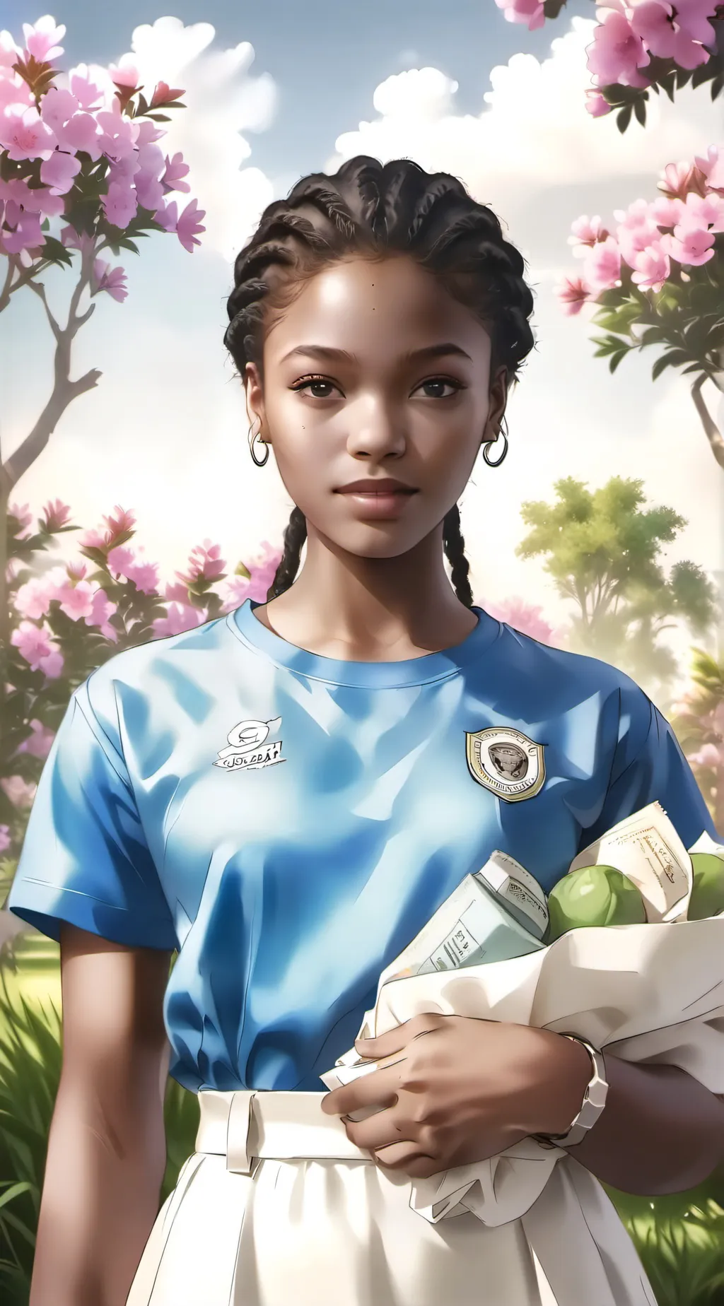 ai character: Mira background