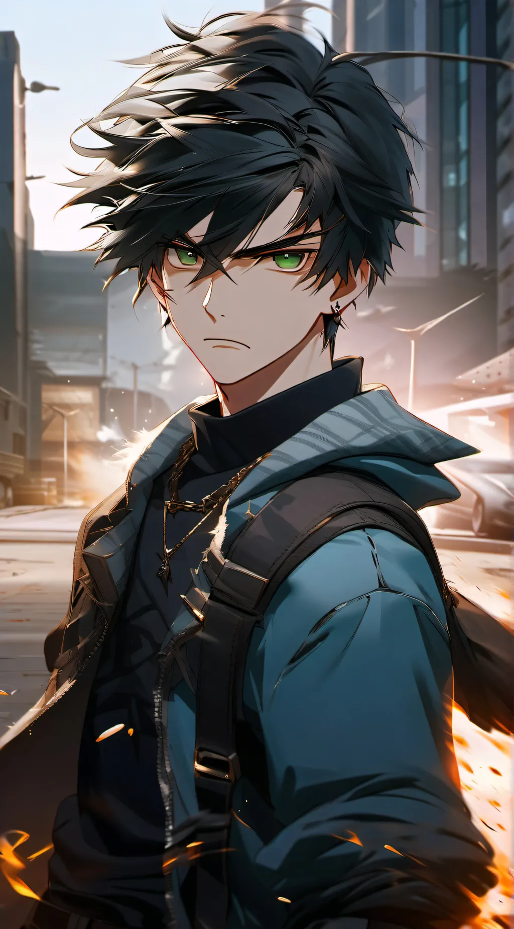 ai character: Lewis  background