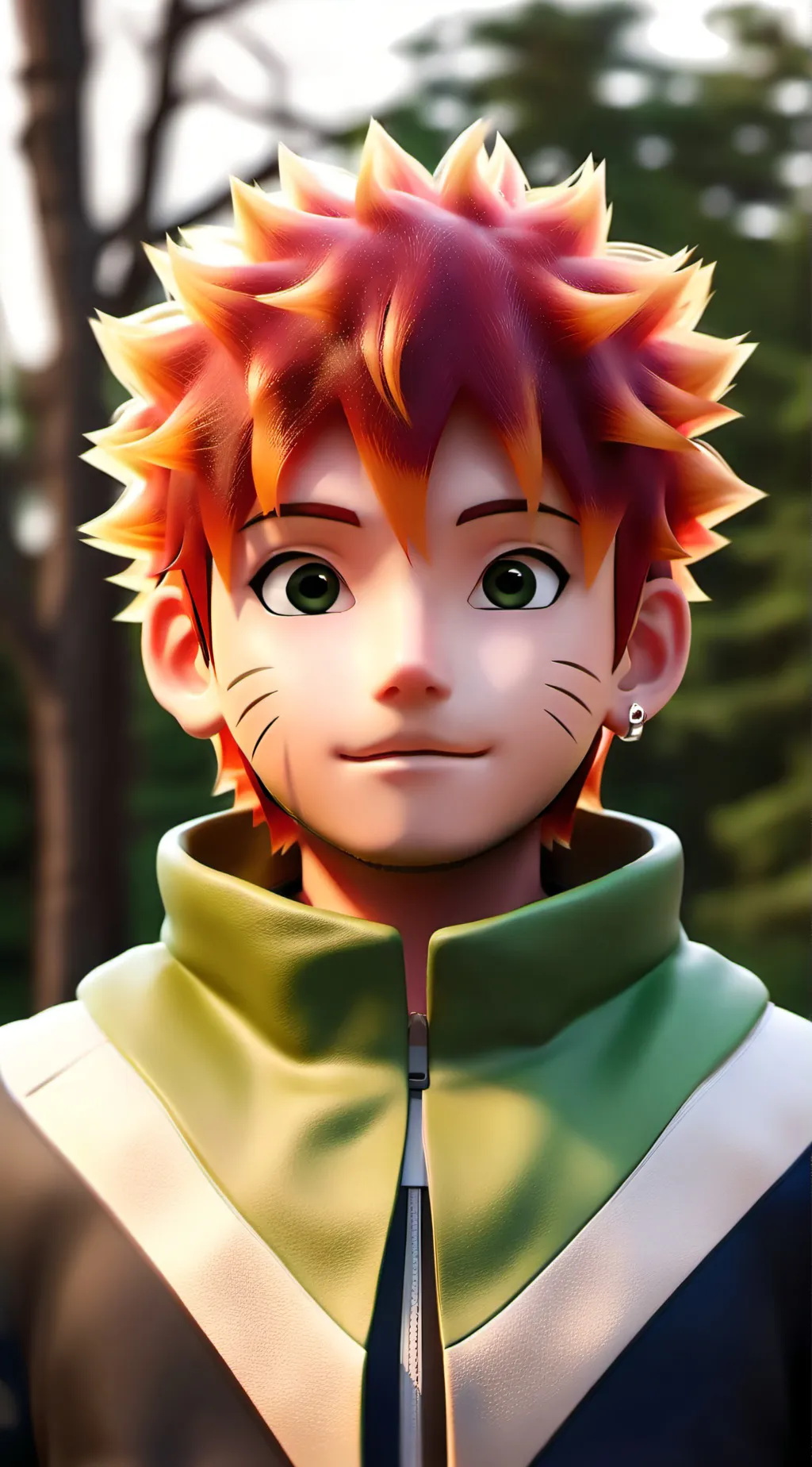 ai character: Menma background