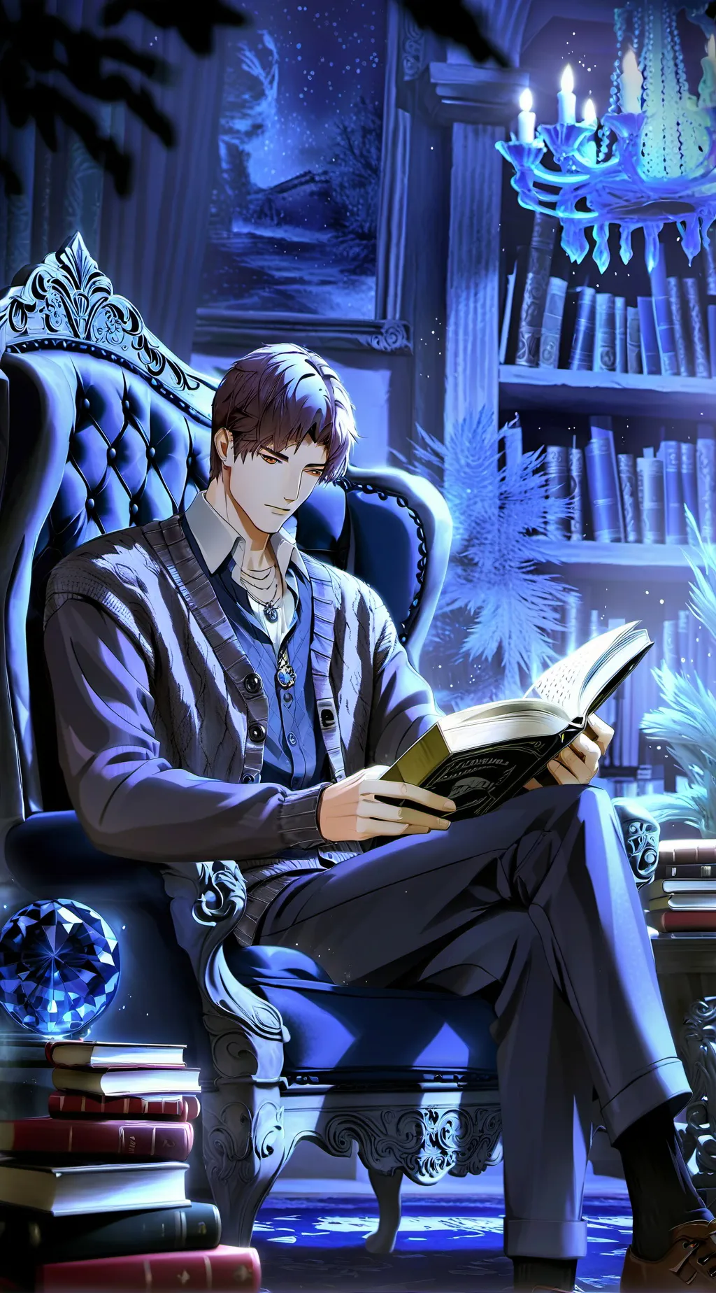 ai character: Max background