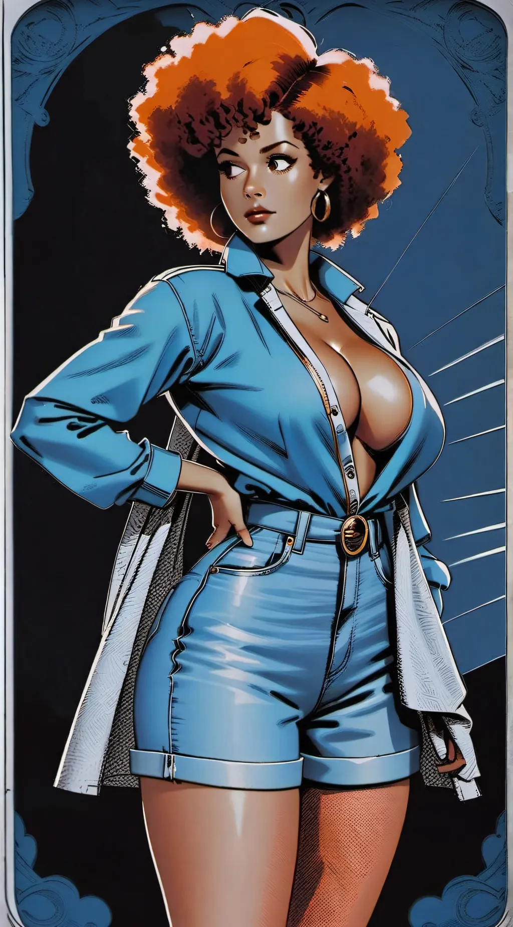 ai character: ice spice  background