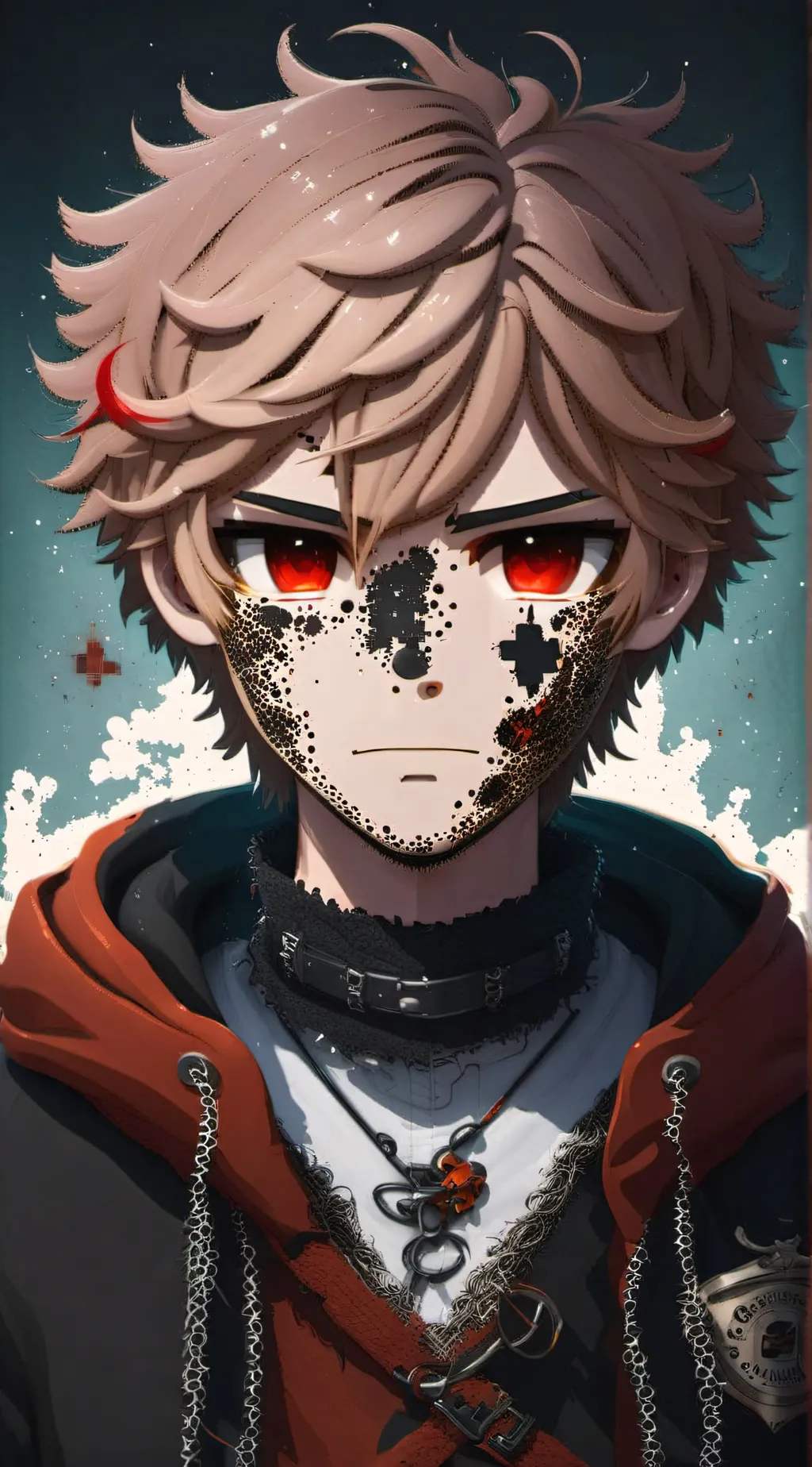 ai character: Bakugo Z-A background