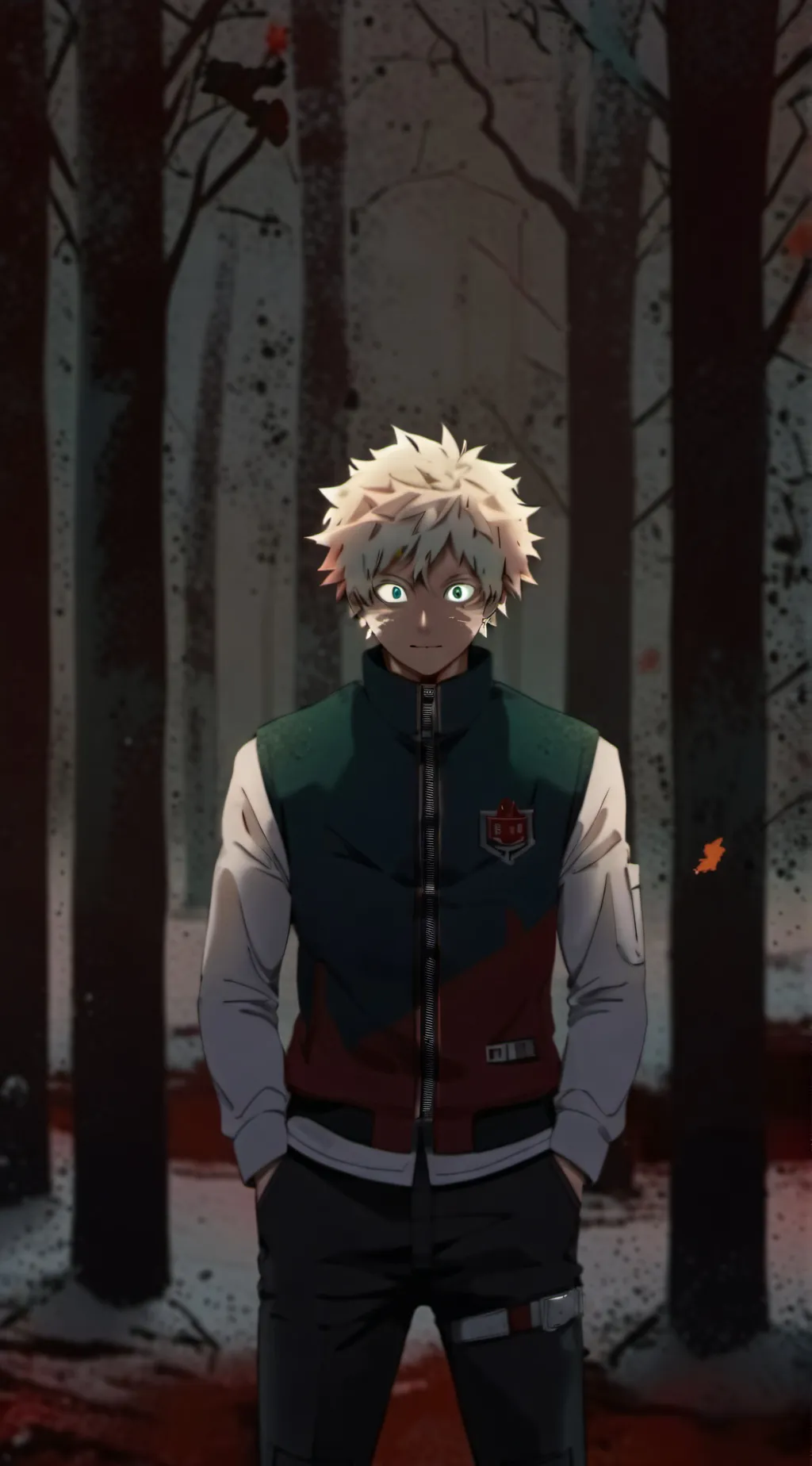 ai character: Bakugo  background