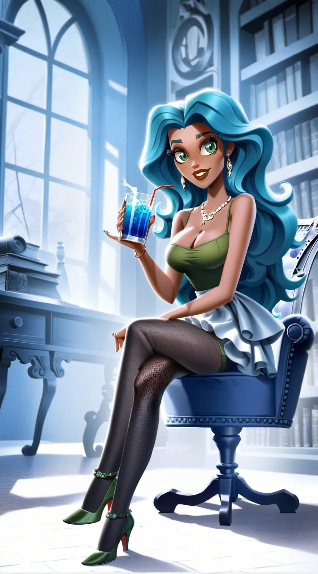 ai character: AshleyEdge (me) background