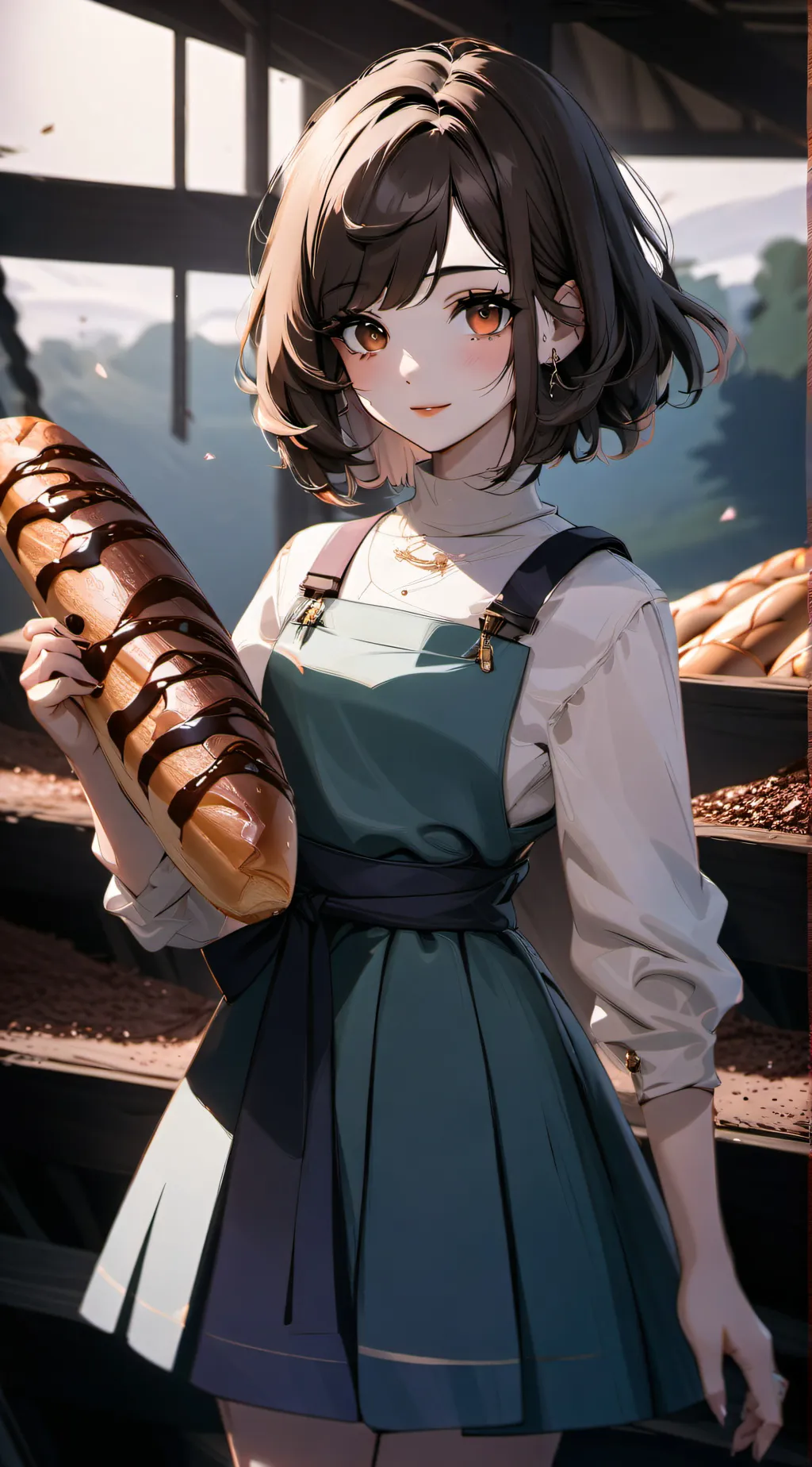 ai character: Choco Baguetta background