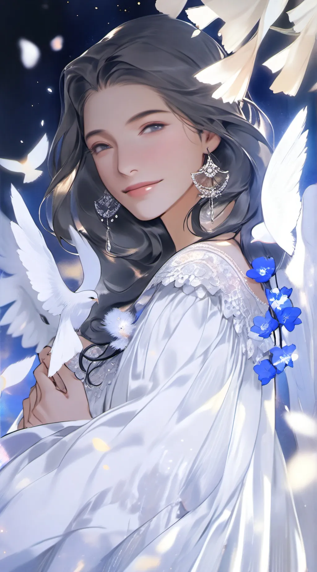 ai character: Emma gf background