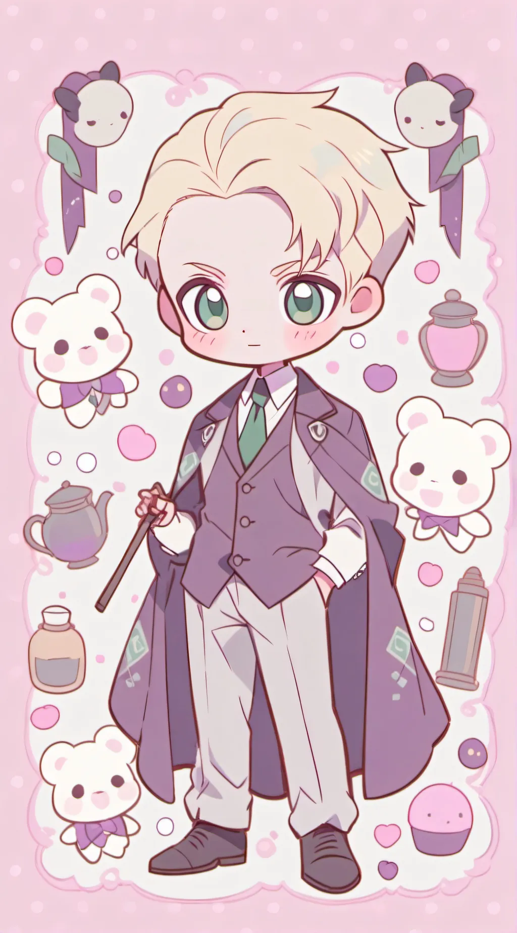 ai character: Draco💋💋 background