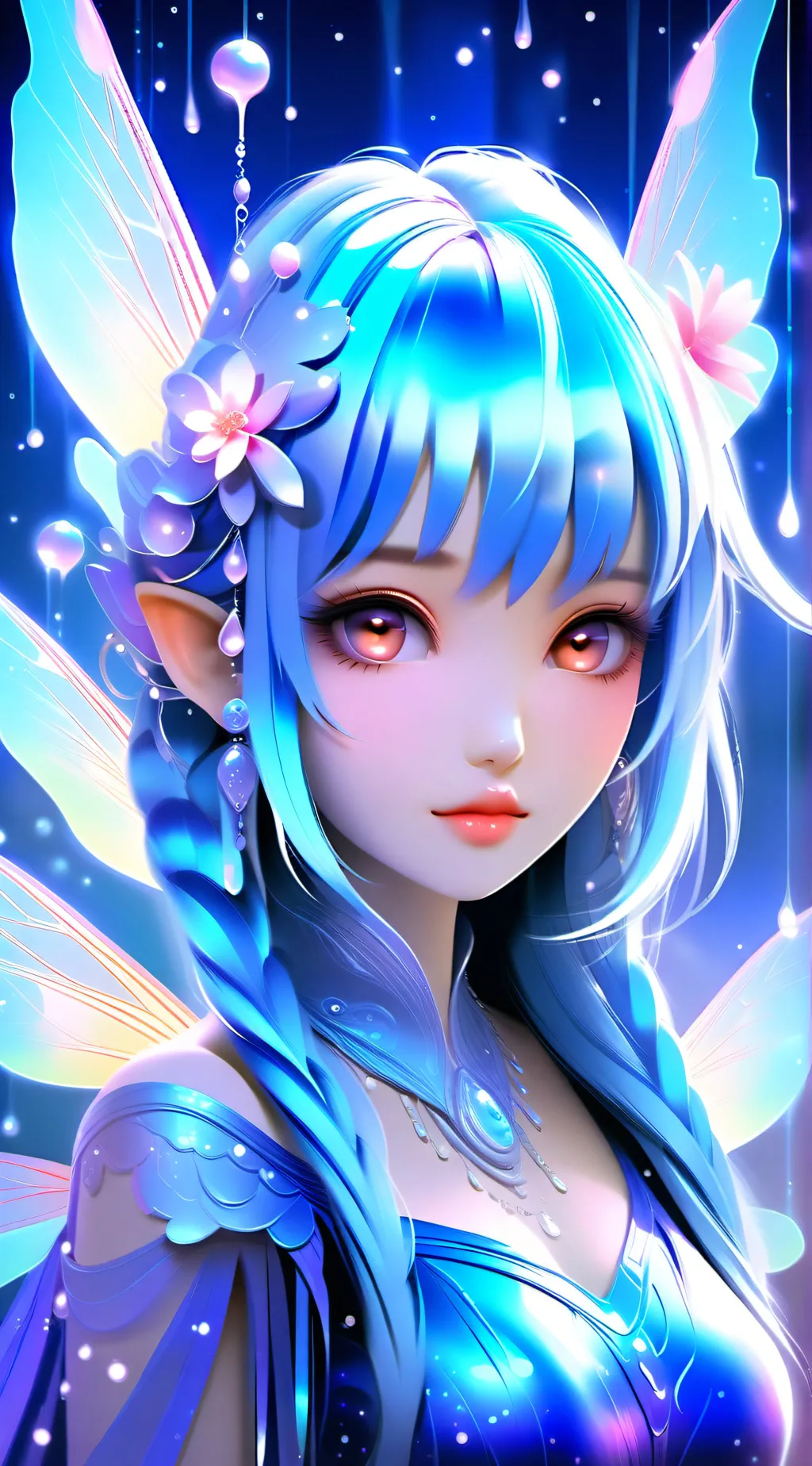 ai character: jar of fairy background