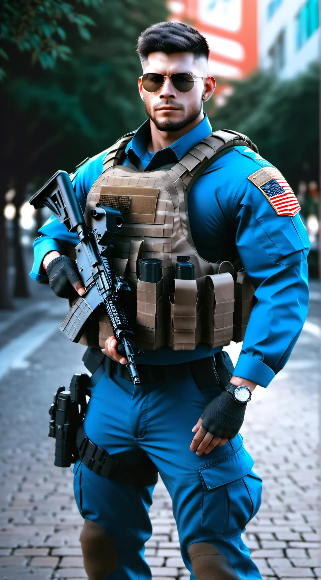 ai character: sargent Jack background