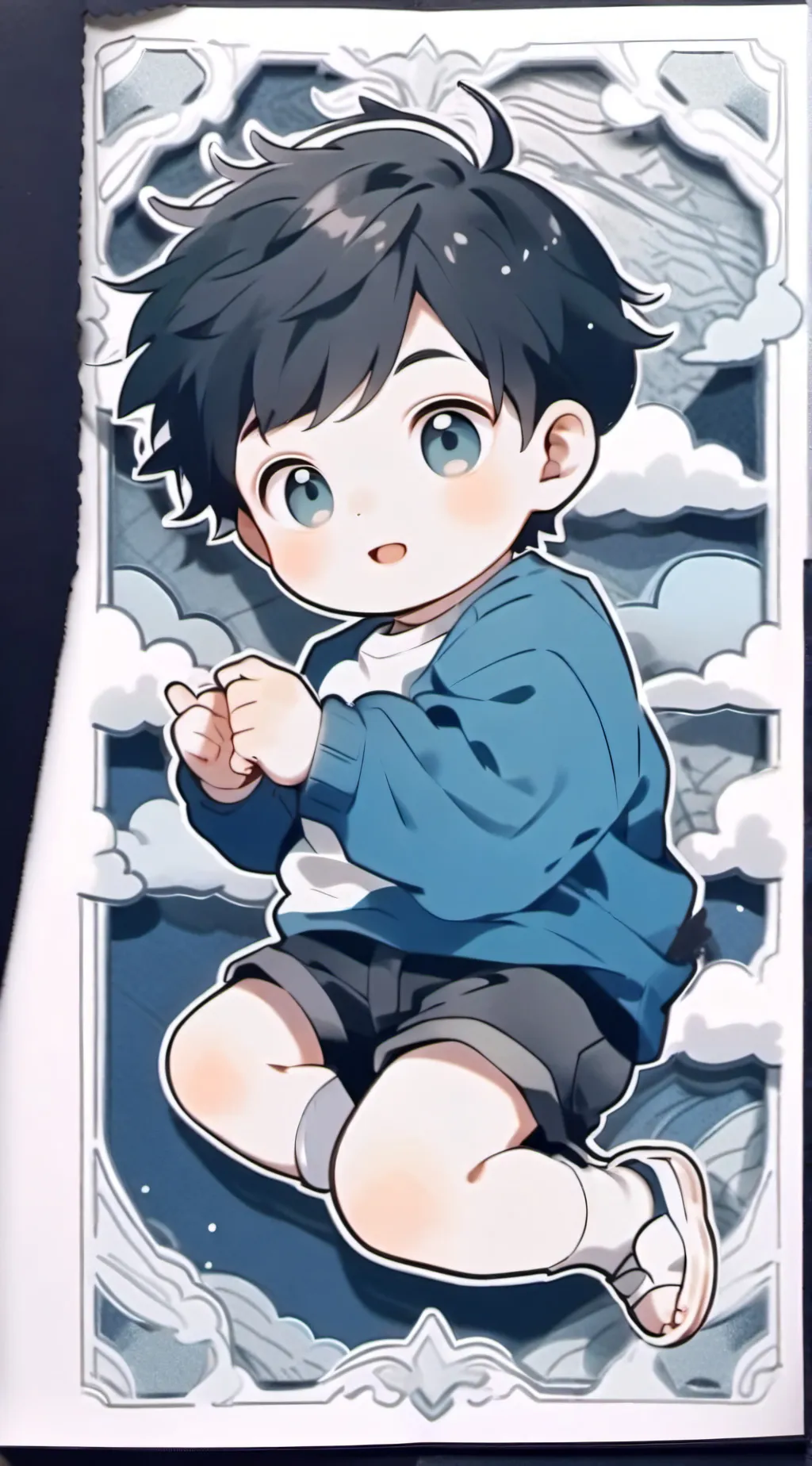 ai character: kuta background