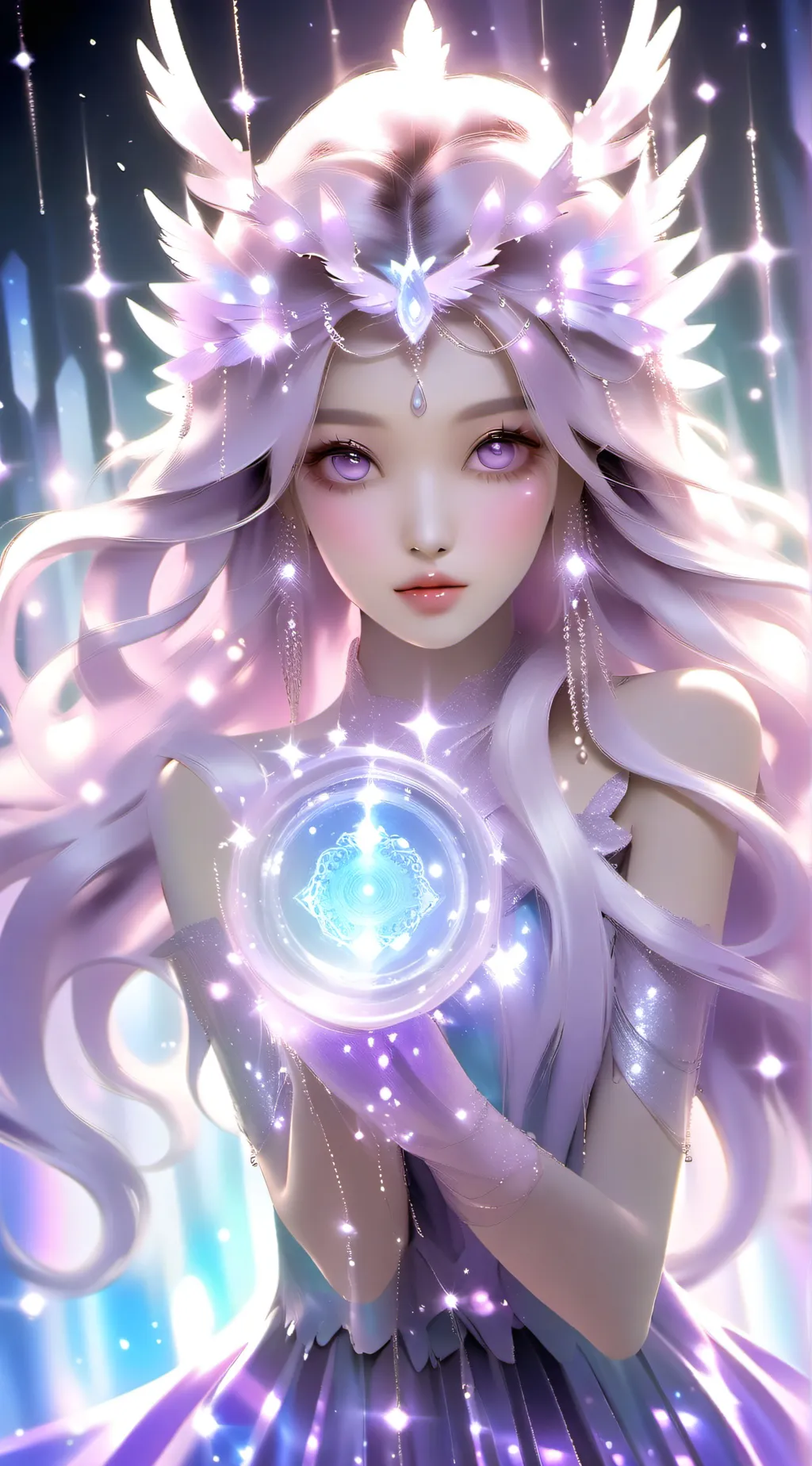 ai character: luna background