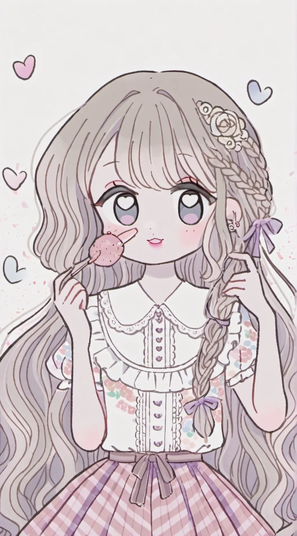 ai character: annoyig girl background