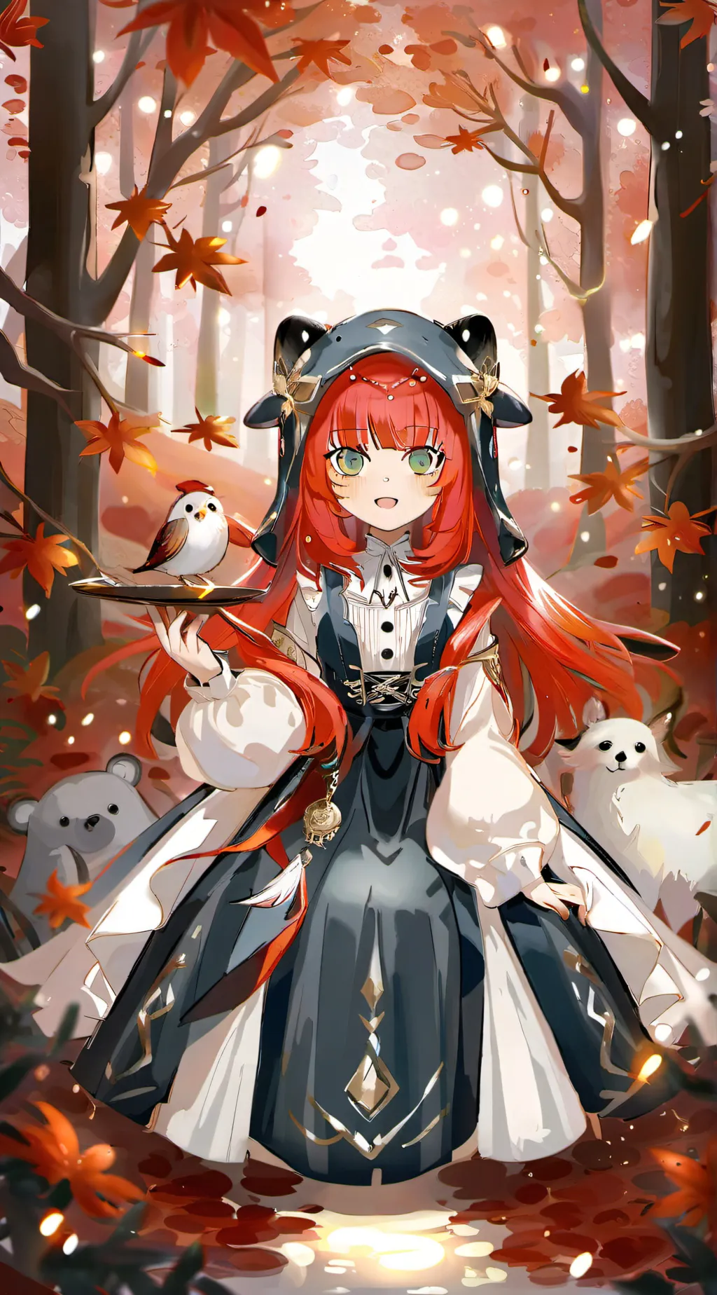 ai character: Nora  background