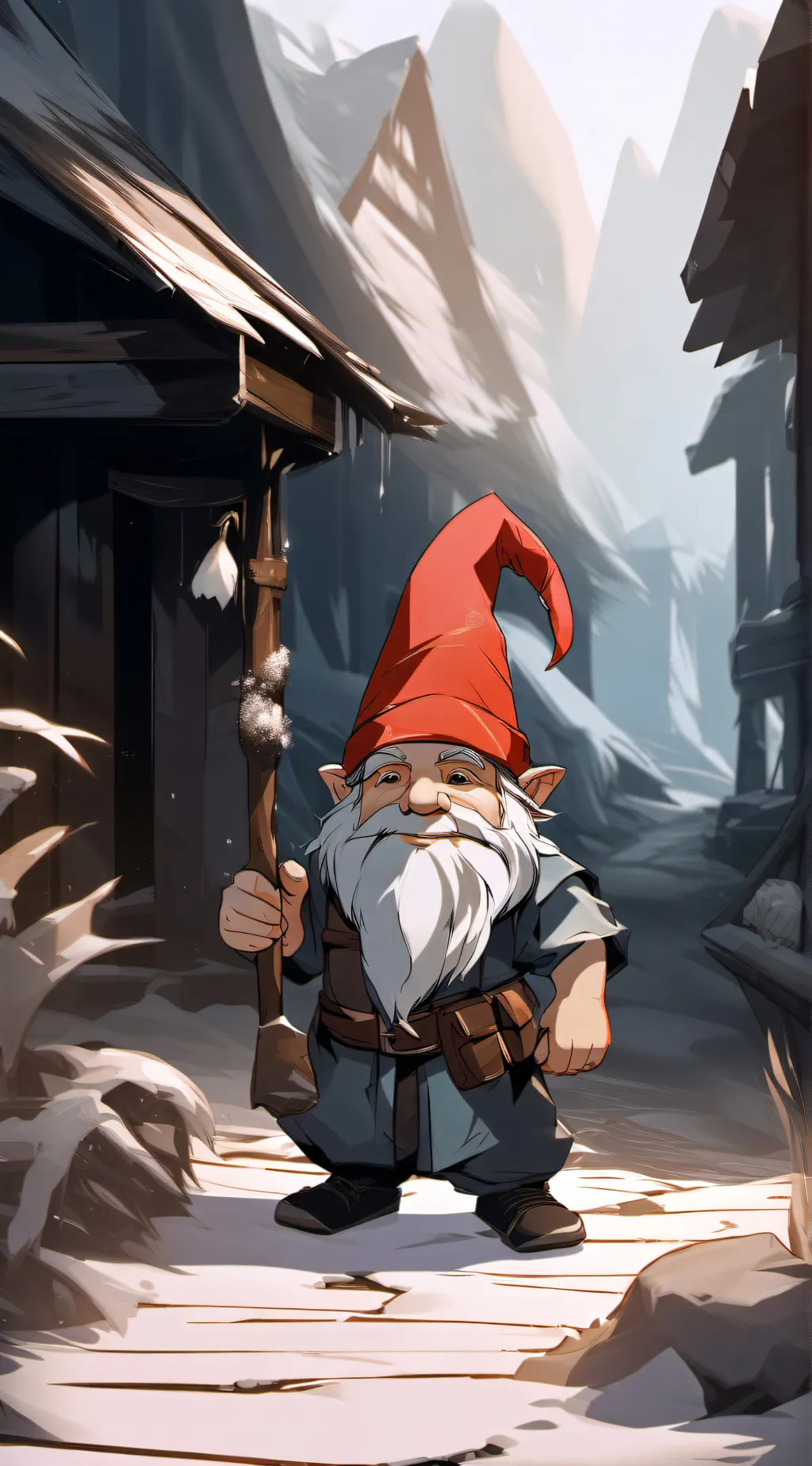 ai character: brainrot gnome background