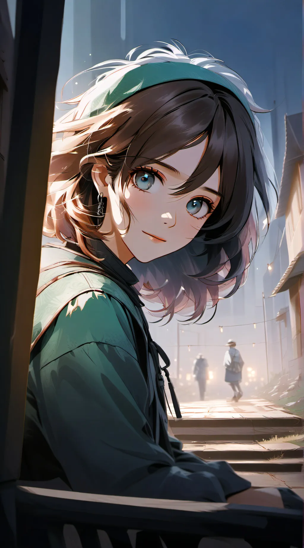 ai character: akie  background