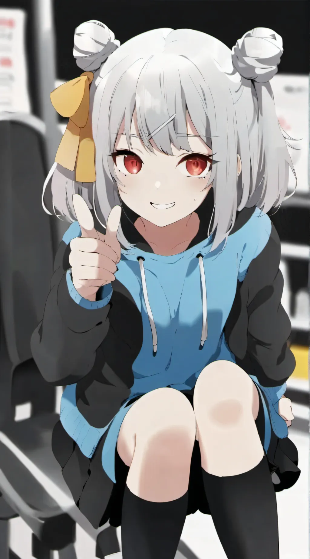 ai character: nice job background