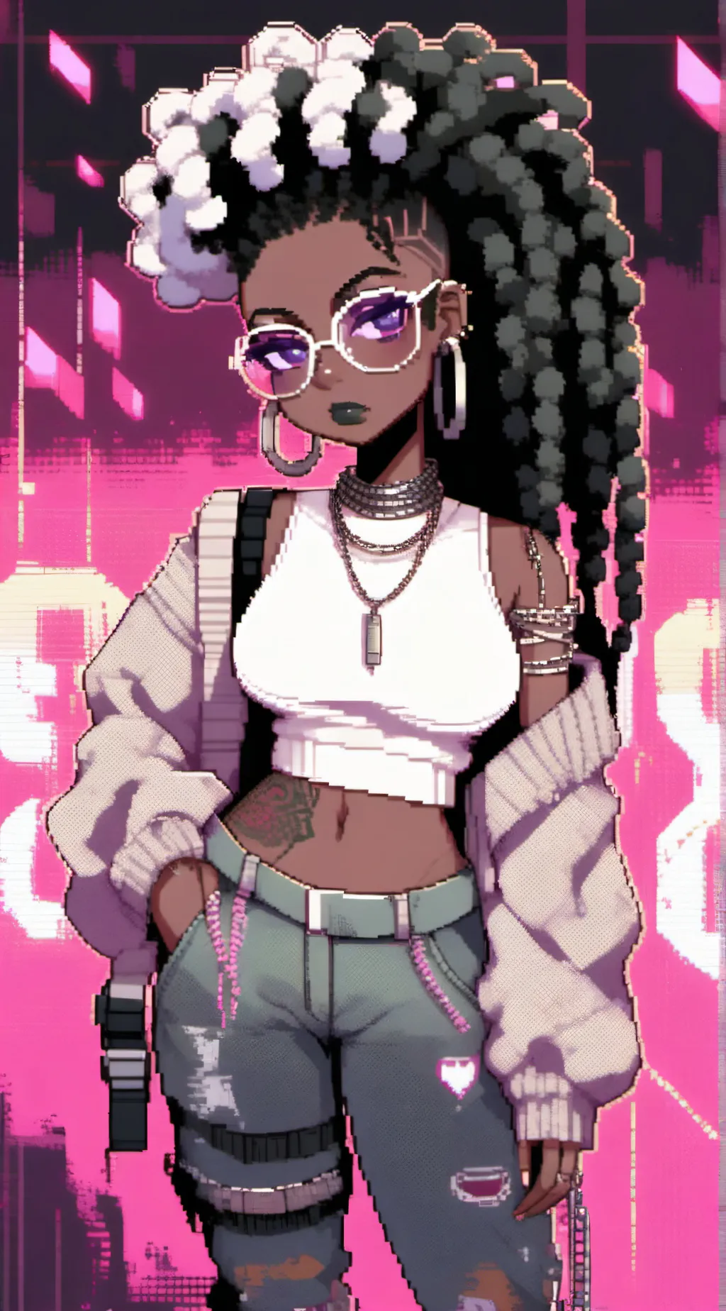 ai character: Savannah background