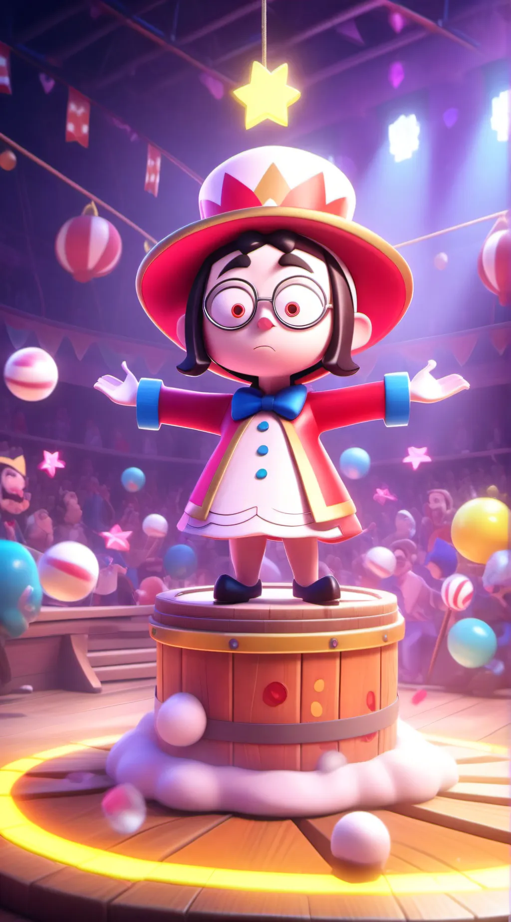 ai character: pommi  background