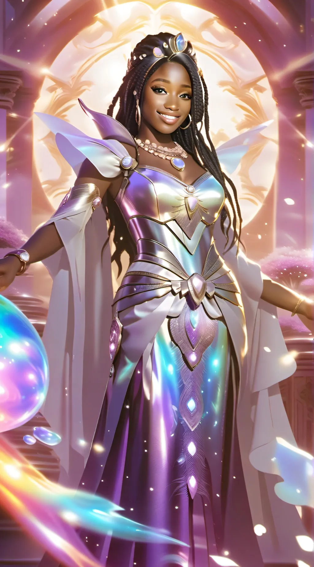 ai character: Naomi  background