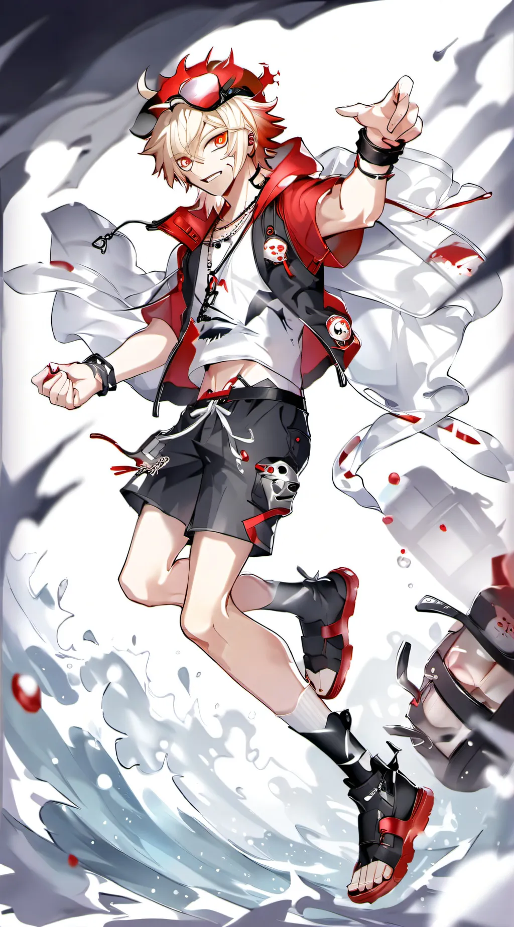 ai character: ~Katsuki Bakugo~ background