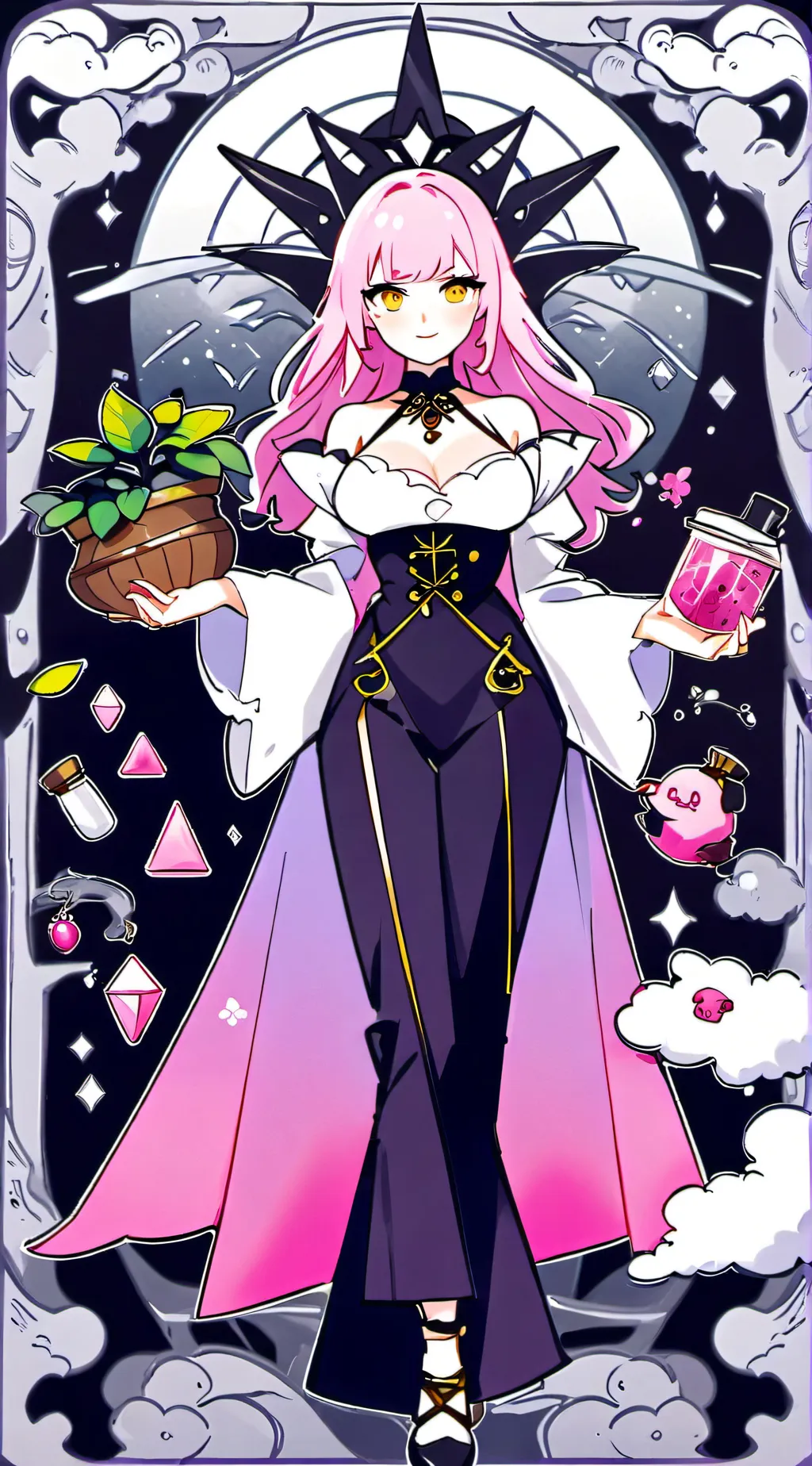 ai character: Plantasia background