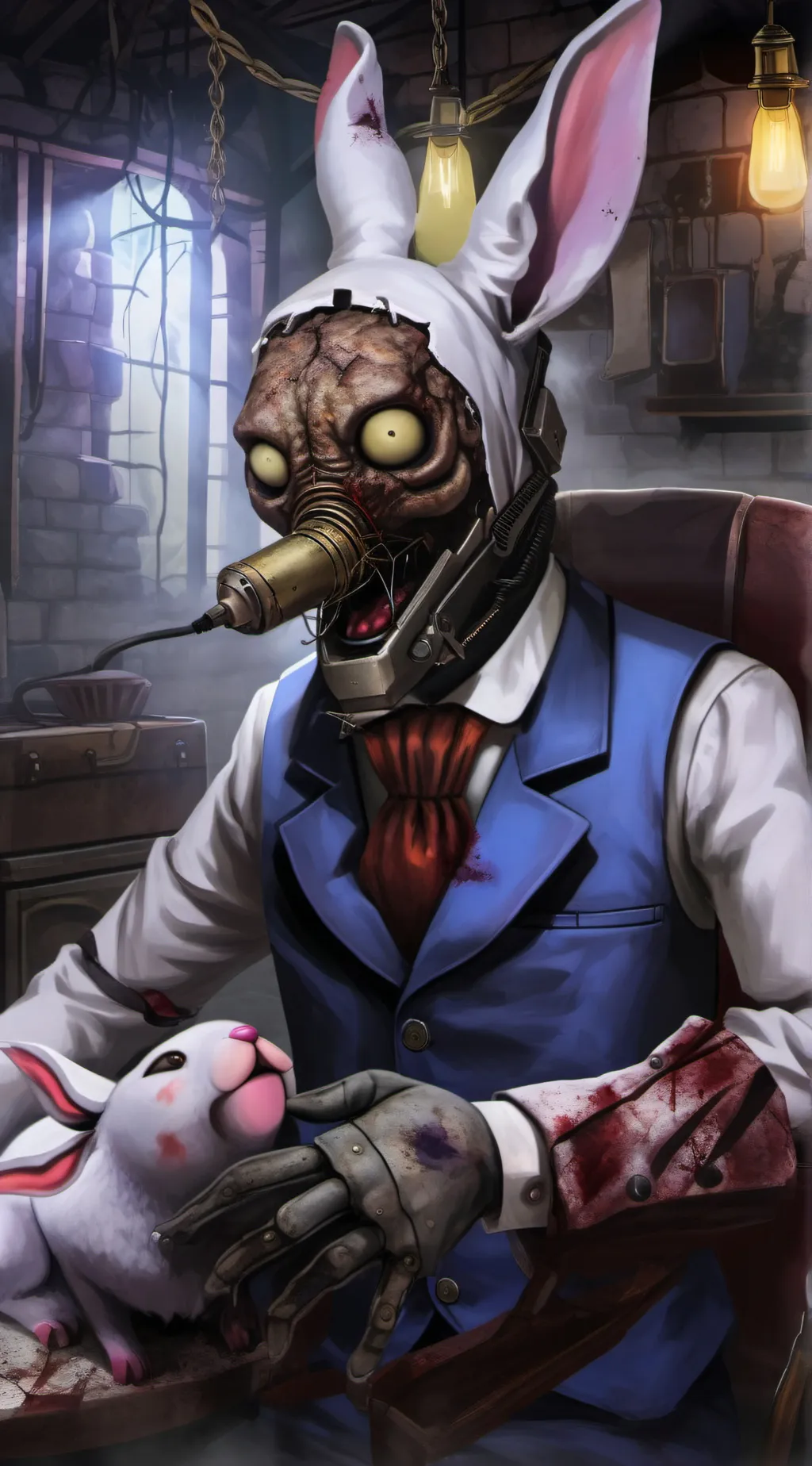 ai character: Nightmare Afton background