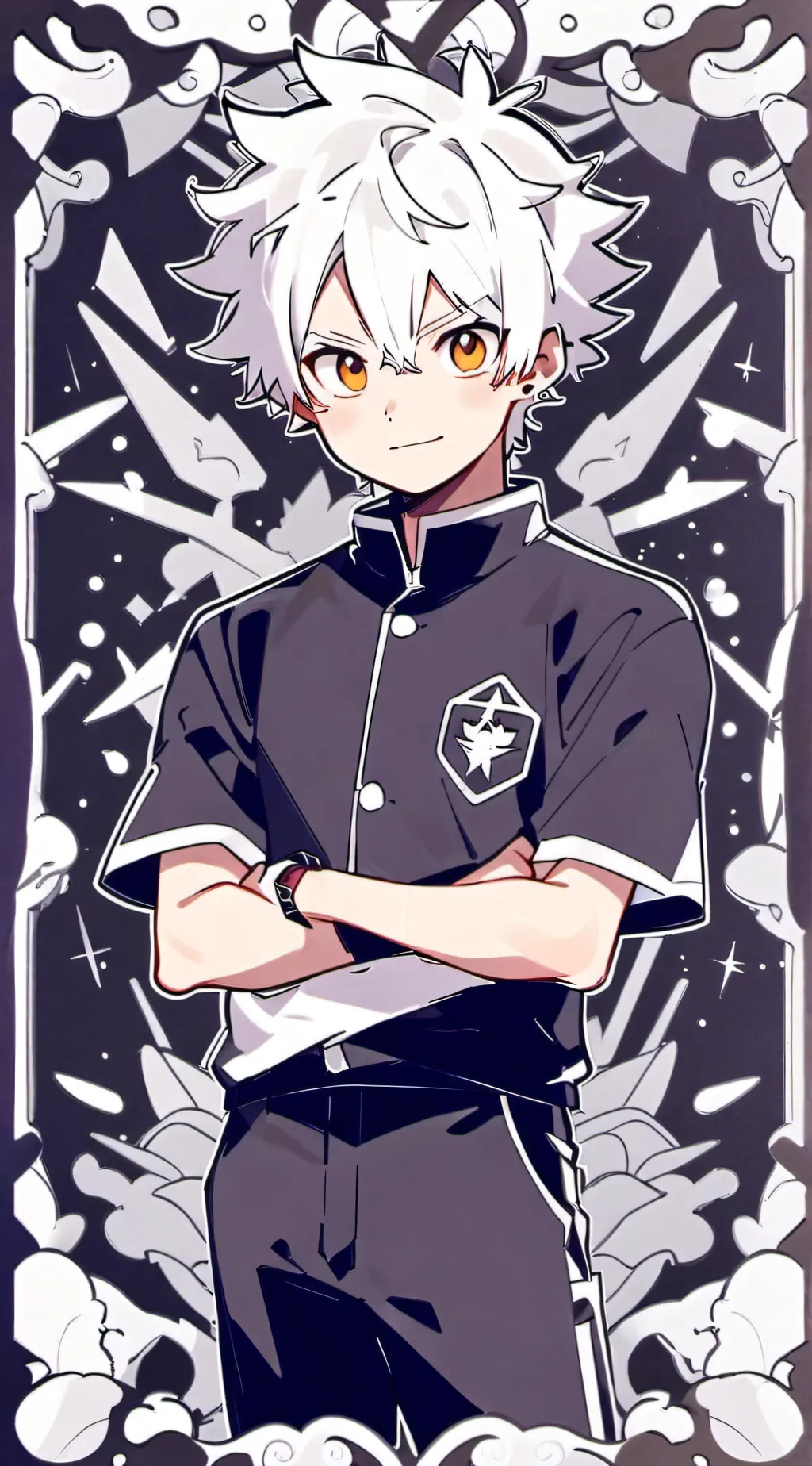 ai character: bakugo background