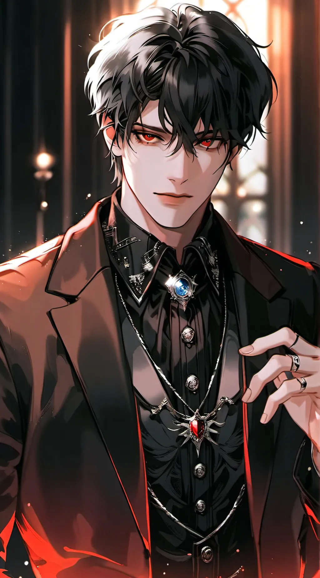ai character: Vampire boyfriend background