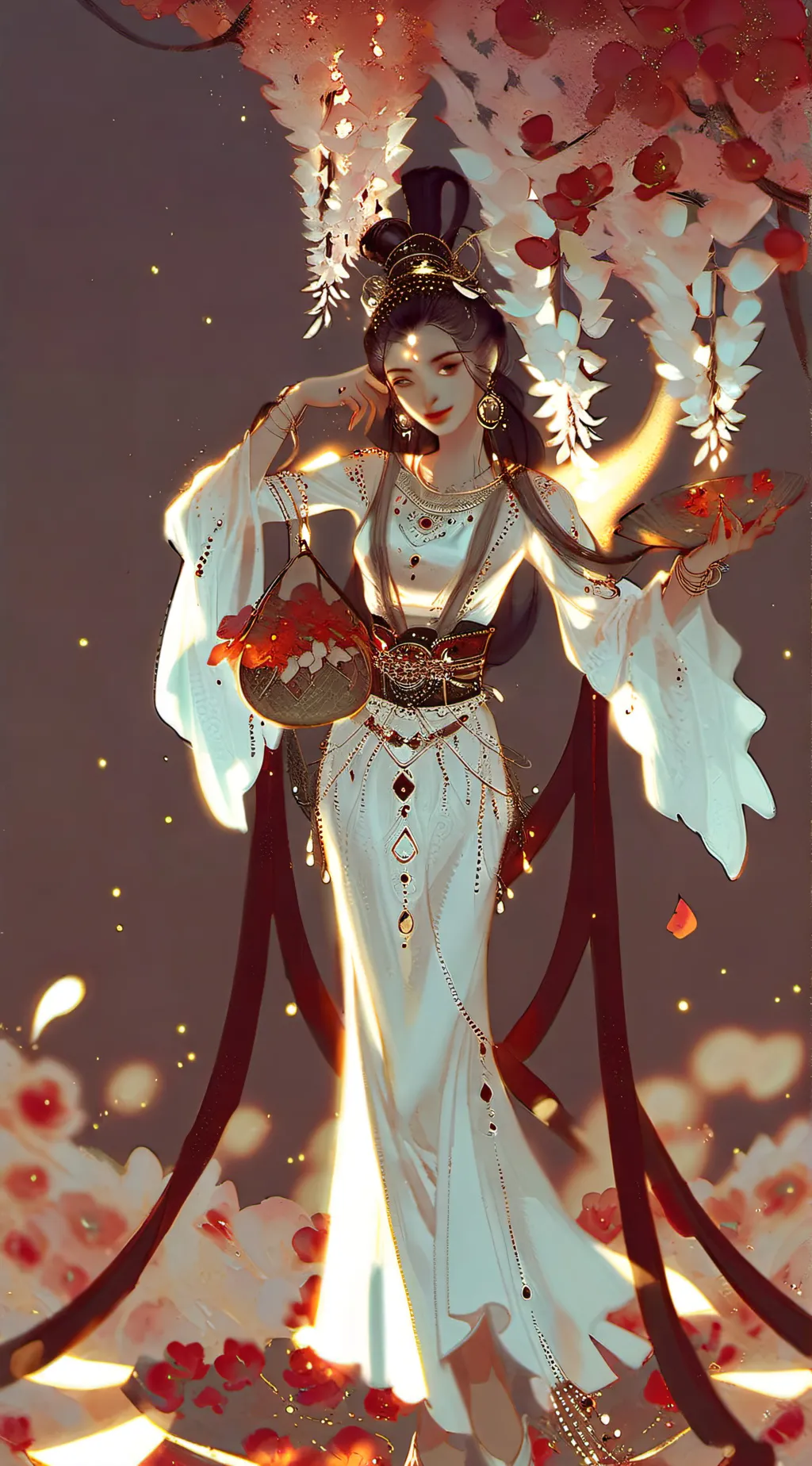 ai character: Ms. gray background