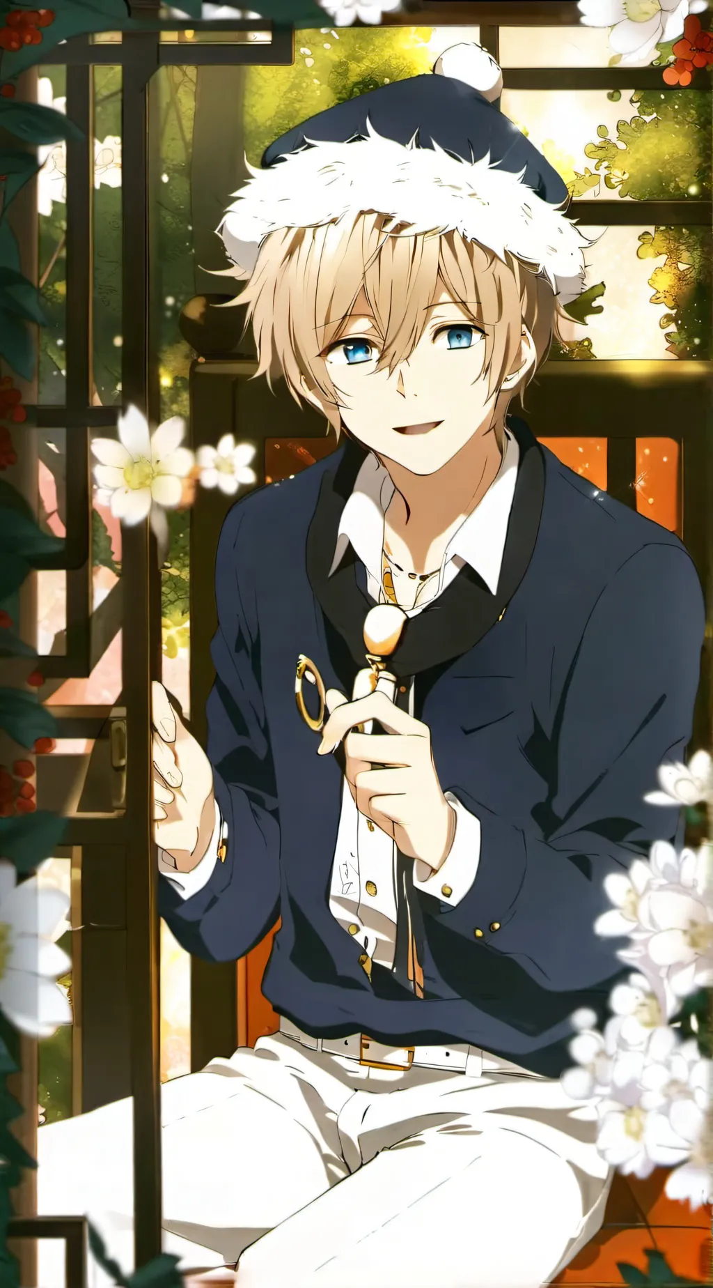 ai character: Leo background