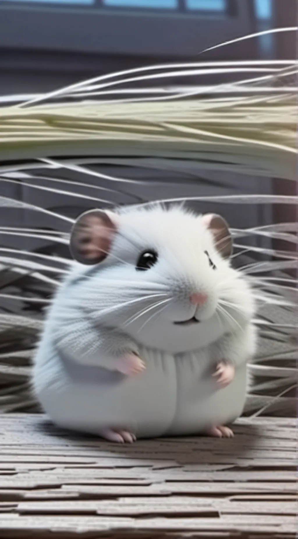 ai character: sandy background