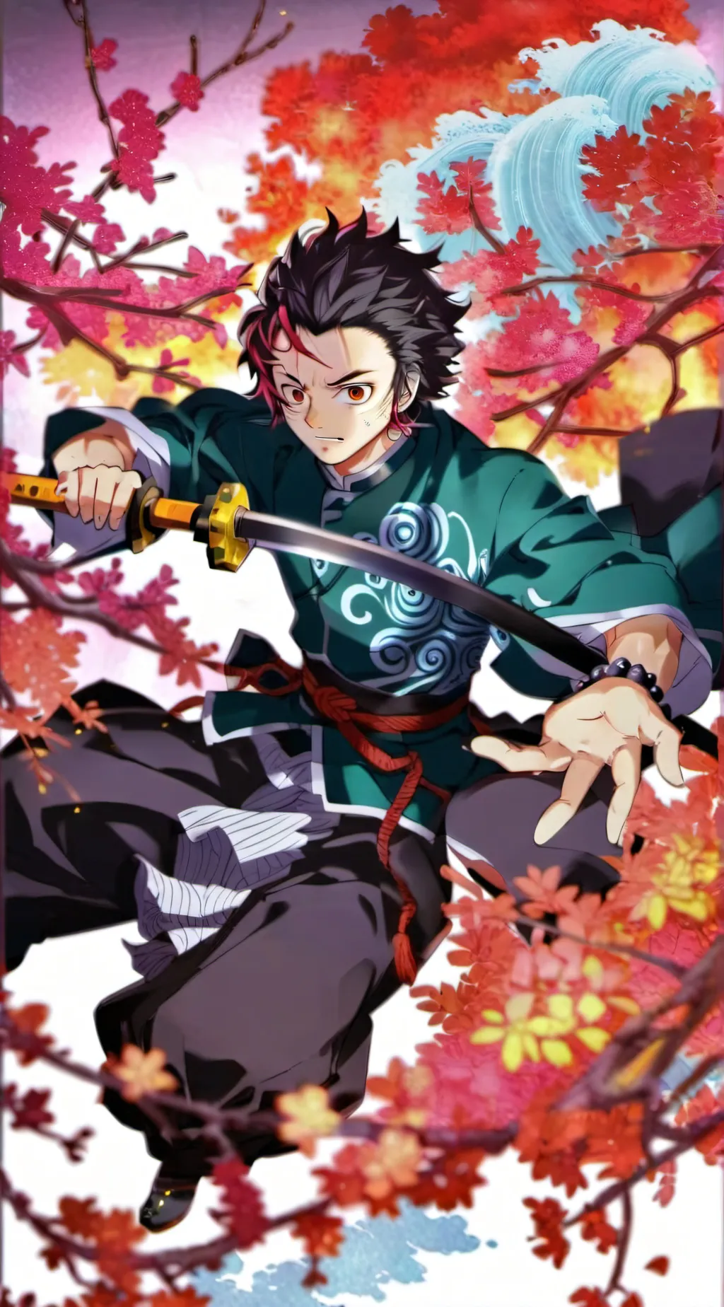 ai character: Demon slayers background