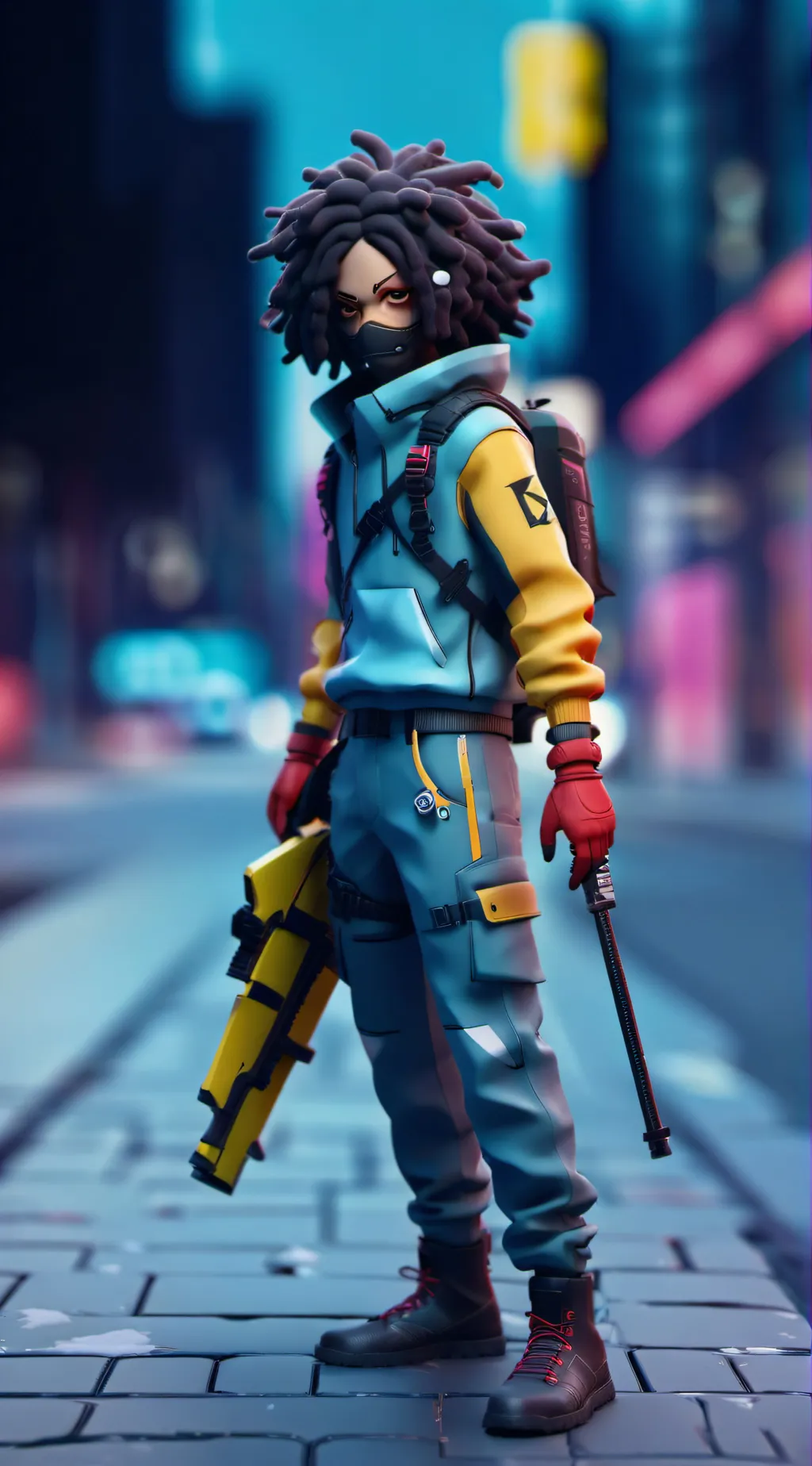 ai character: Trippie Redd  background