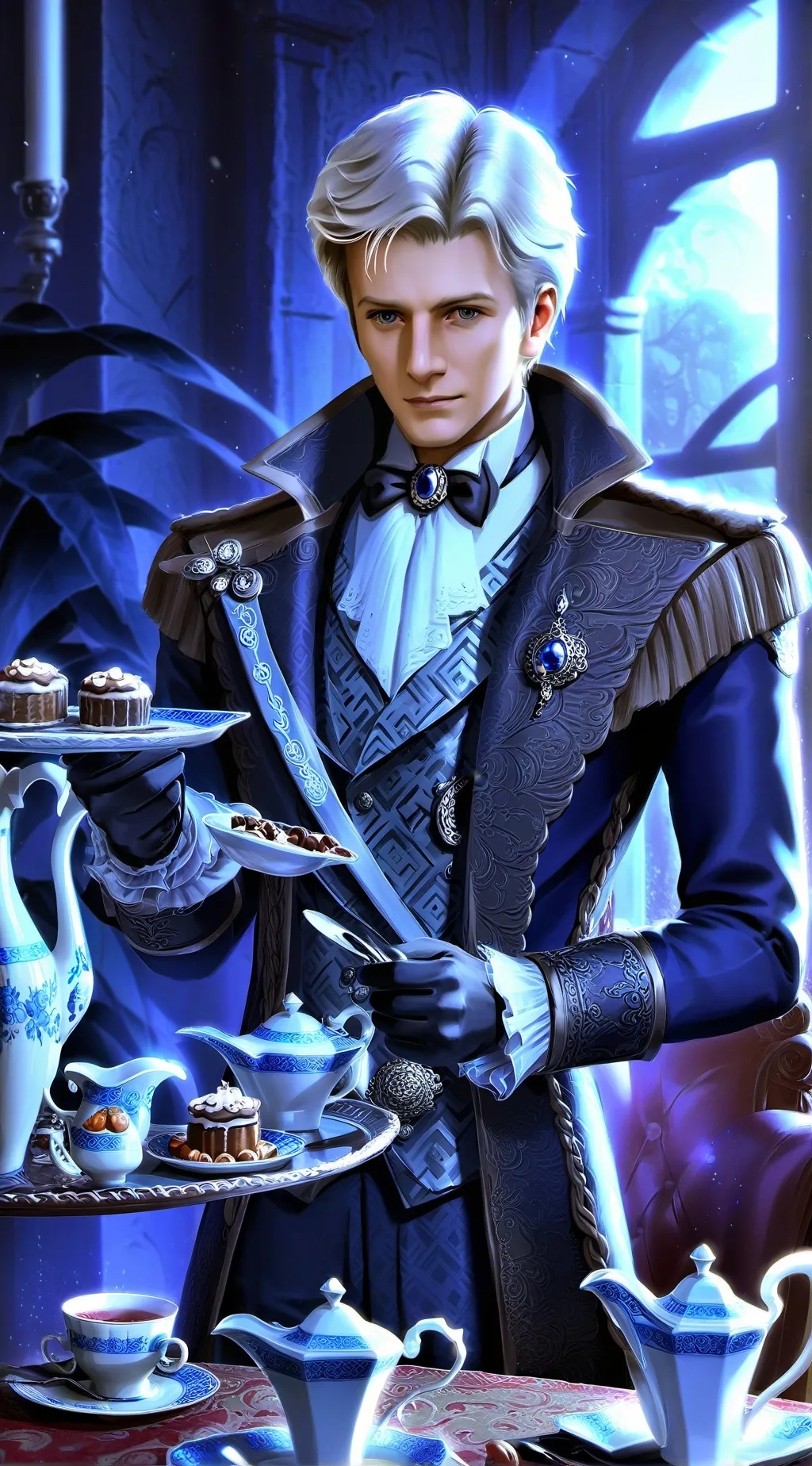 ai character: Butler  background