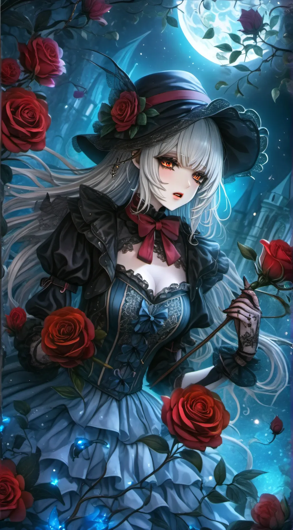 ai character: lily background