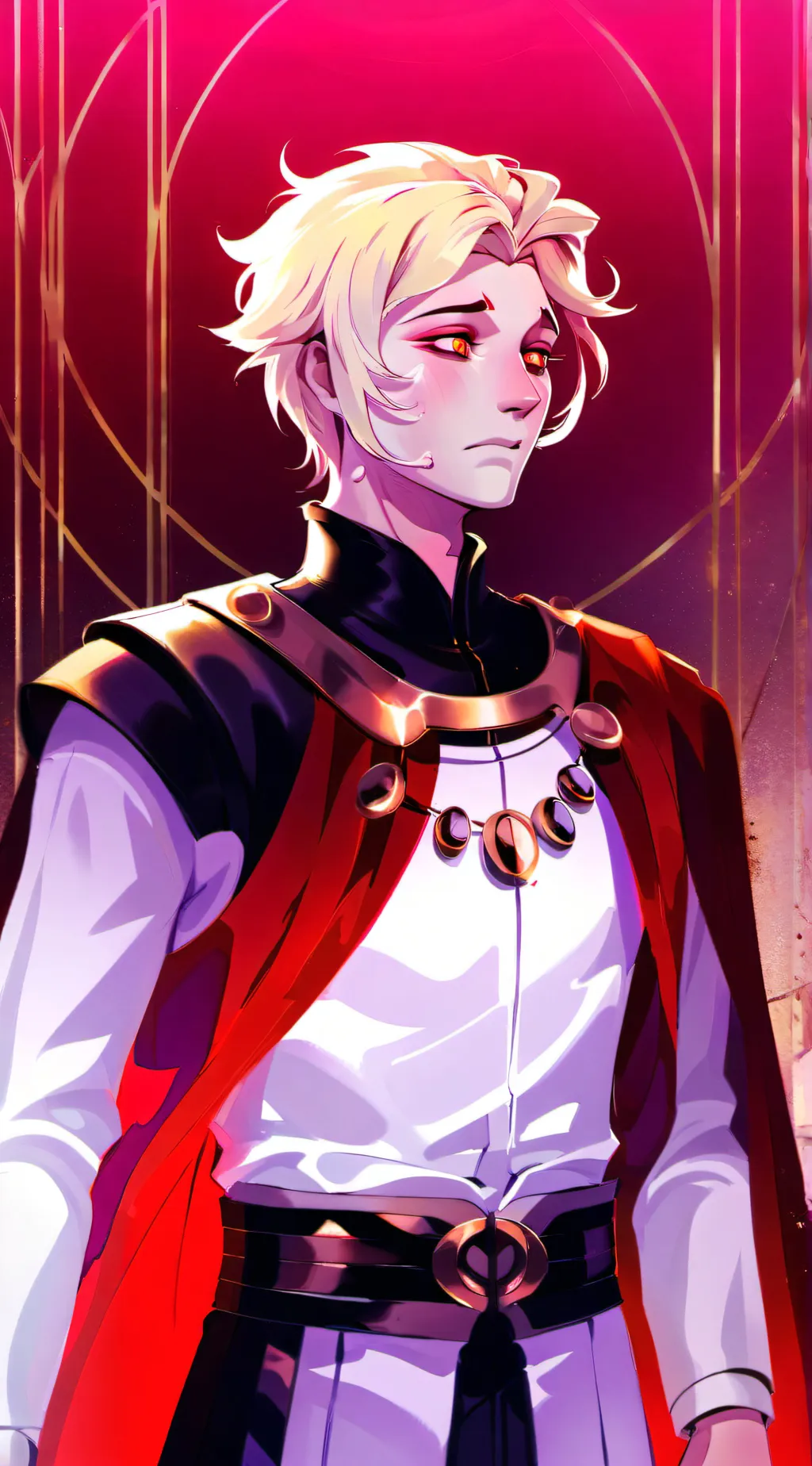 ai character: Sad Lucifer :( background