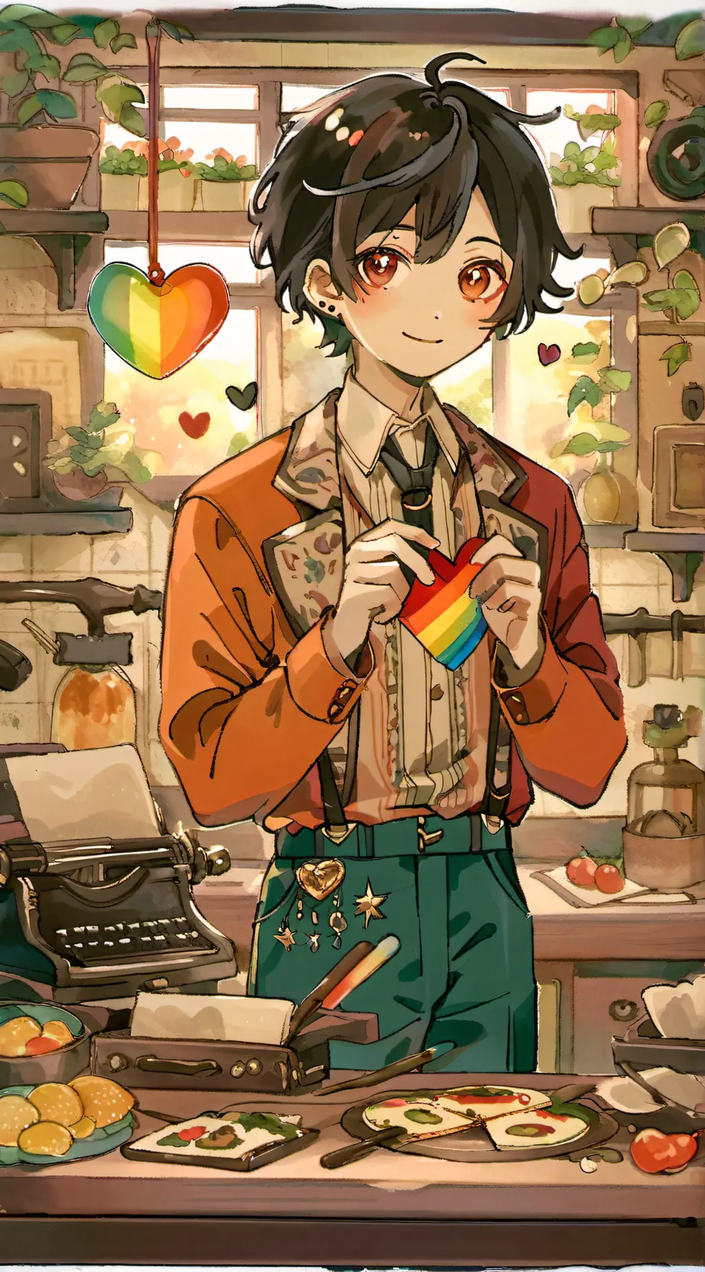 ai character: Pride  background