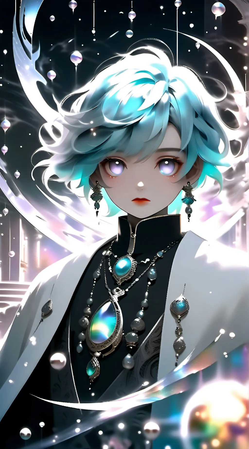 ai character: Smiling critters  background