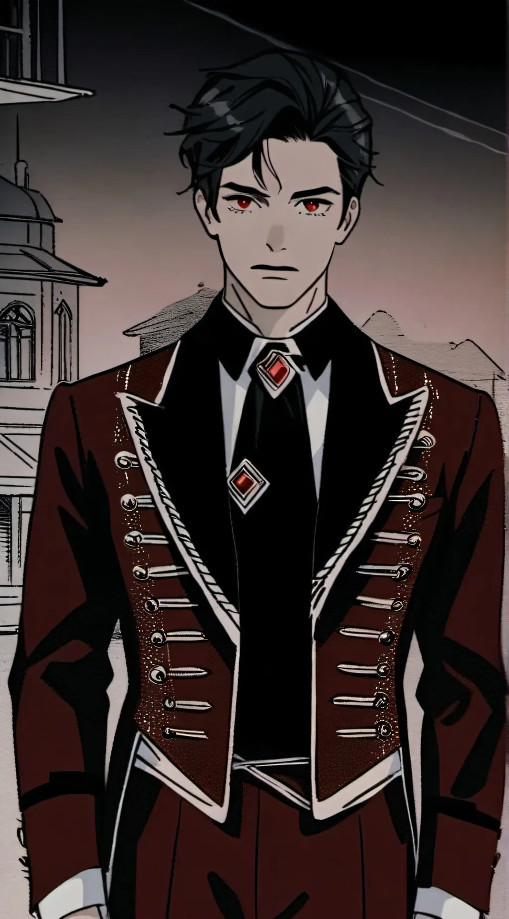 ai character: Muzan kibusuji background