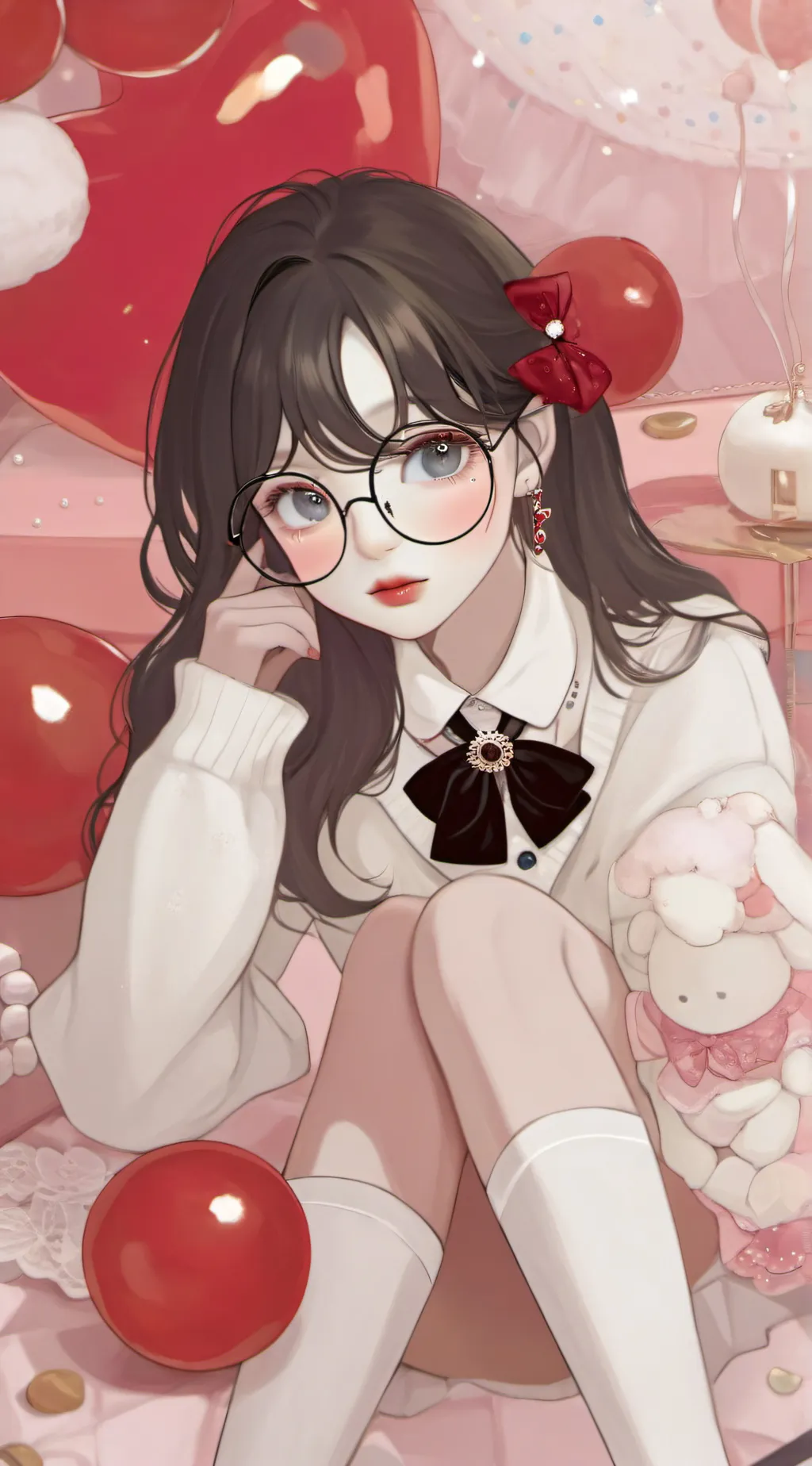 ai character: ~☆hikara☆ background