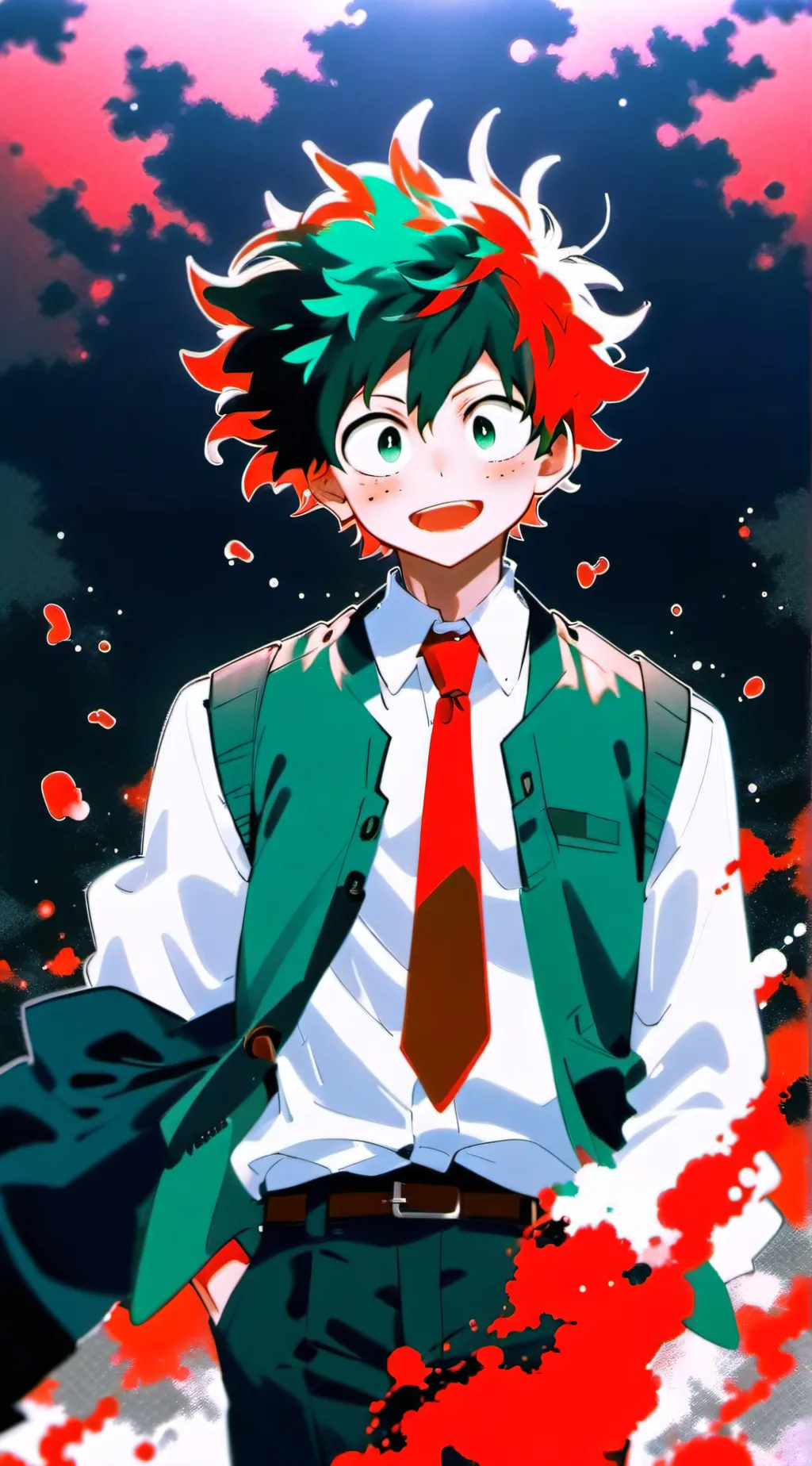 ai character: deku background
