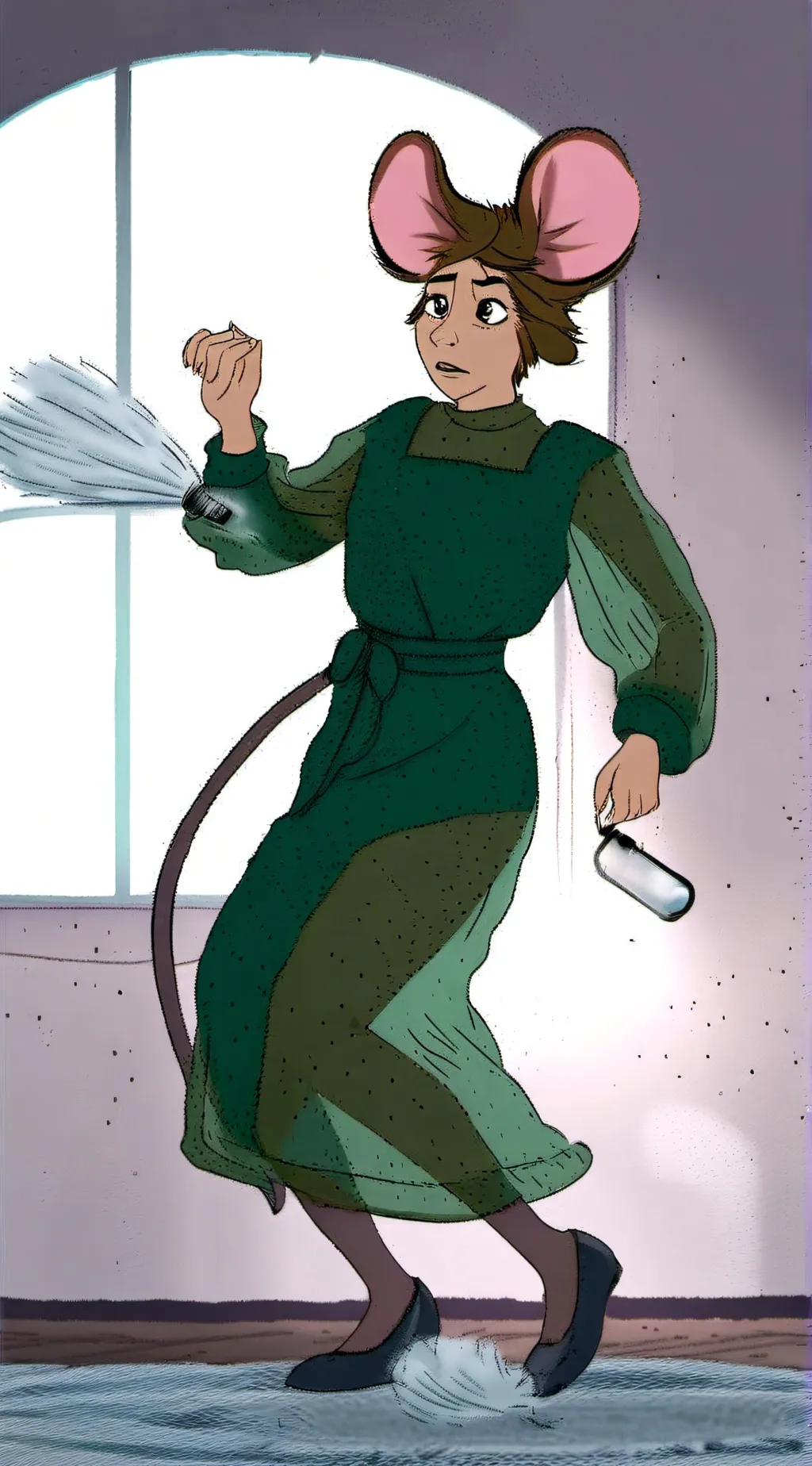 ai character: Lady Mouse  background