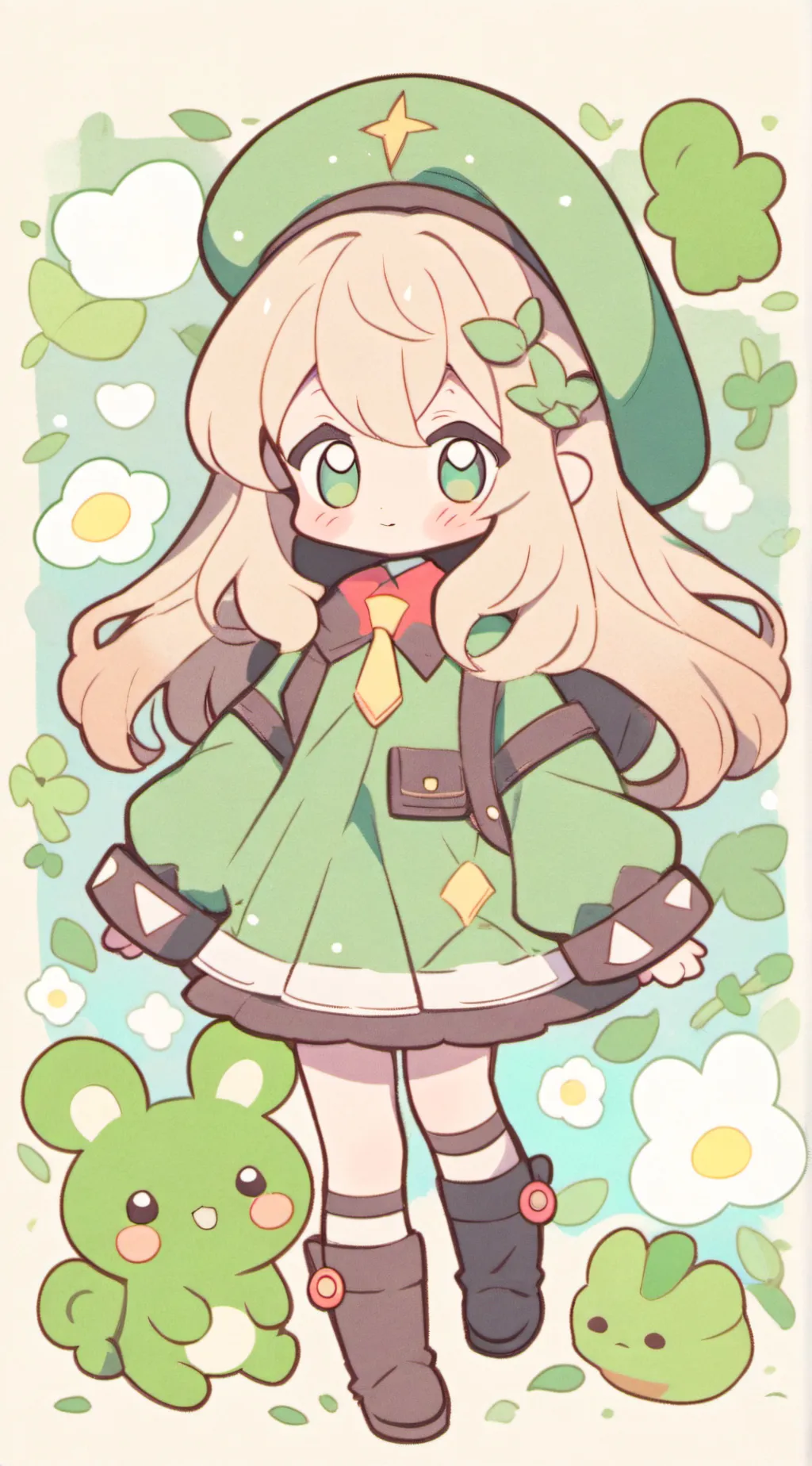 ai character: Mha red yellow car background